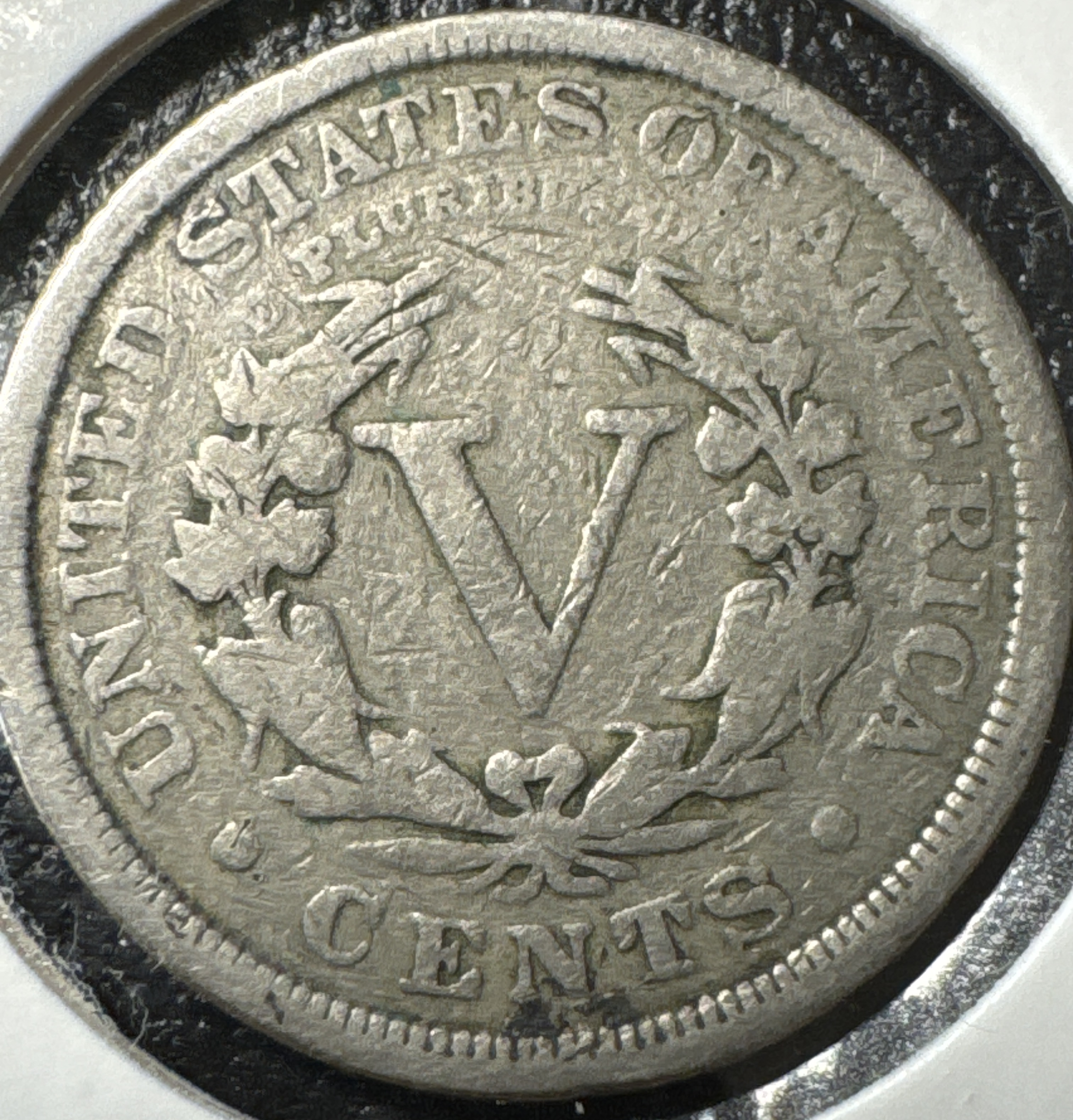 1912-P Liberty V Nickel Ungraded — back