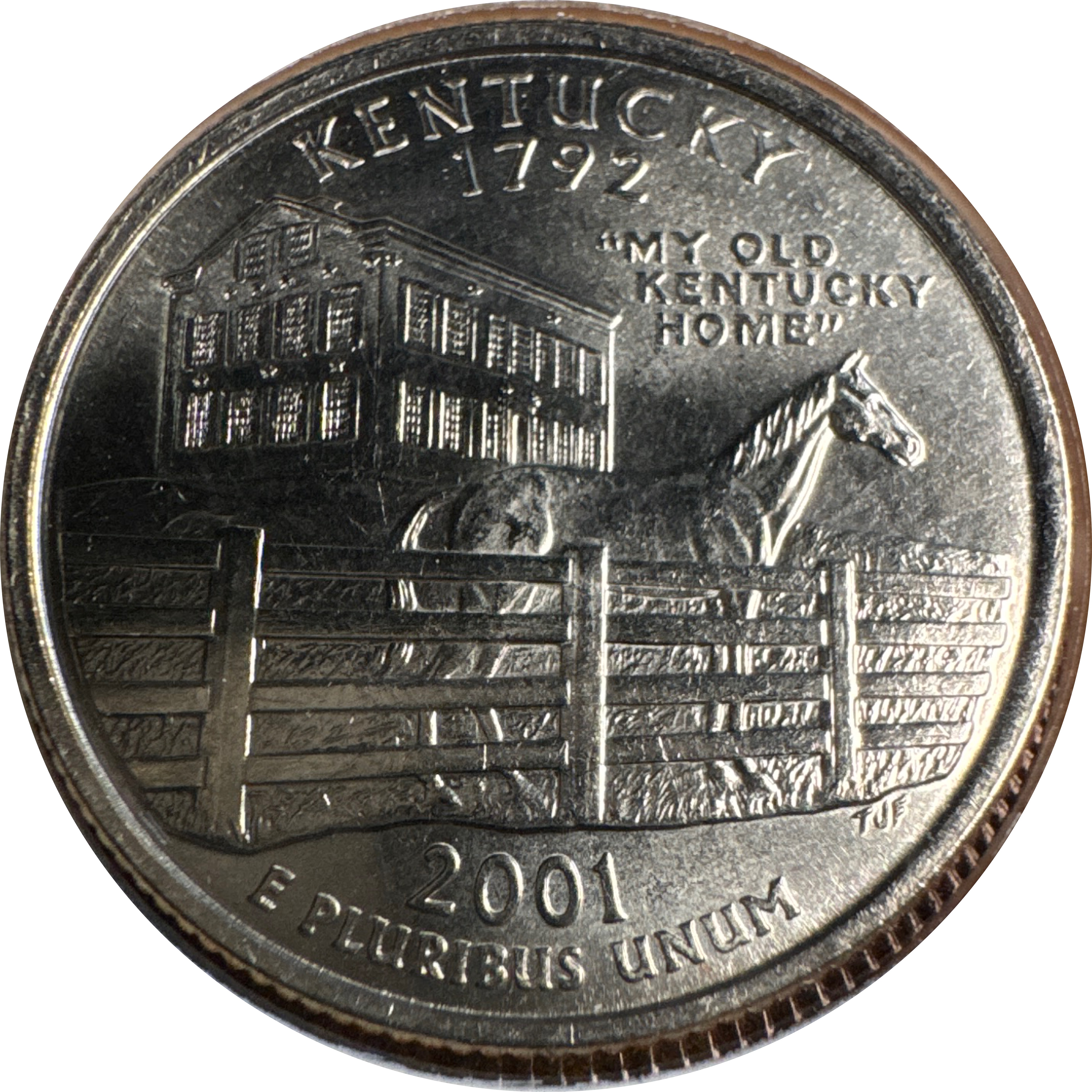 2001-D Washington Quarter Ungraded — back