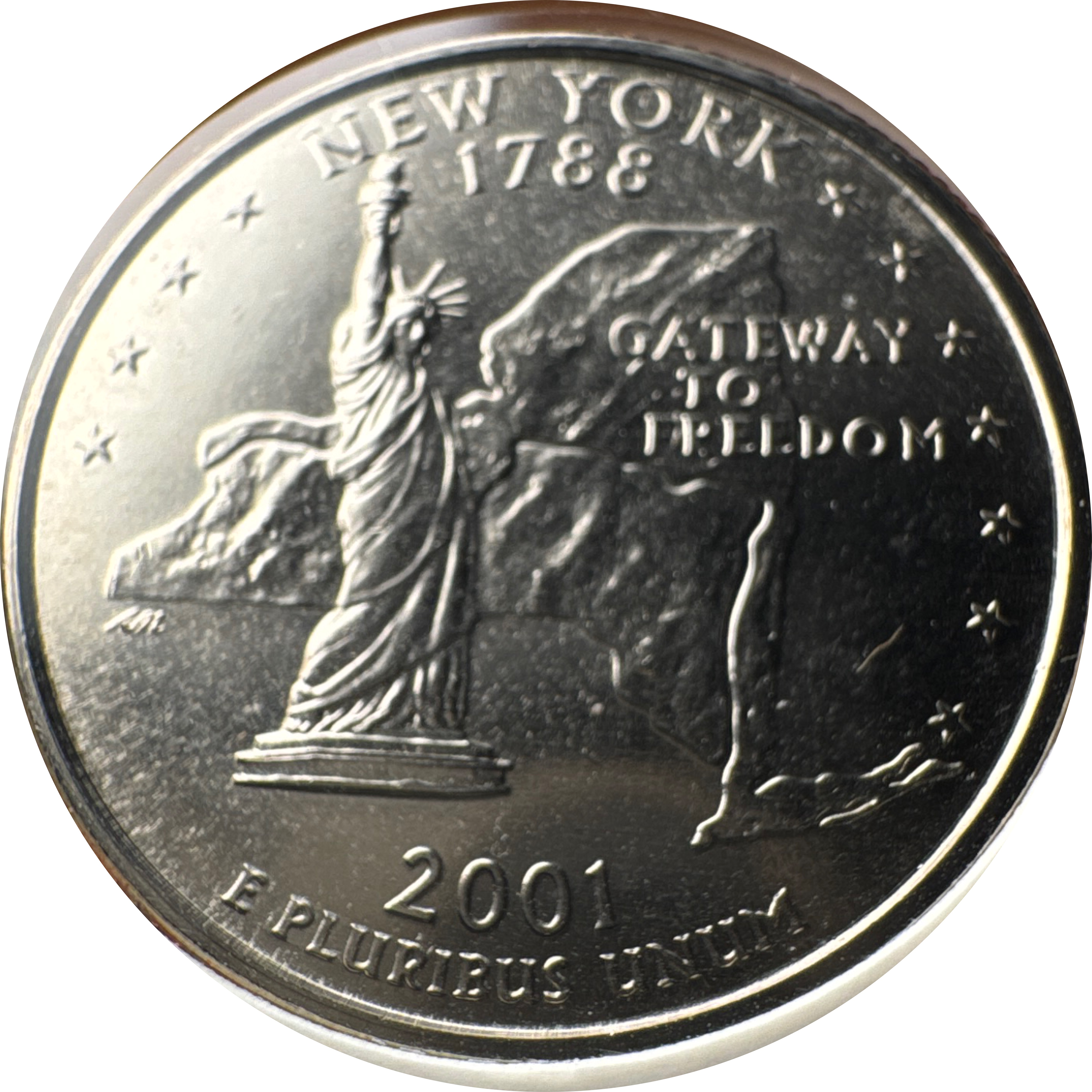 2001-P Washington Quarter Ungraded — back