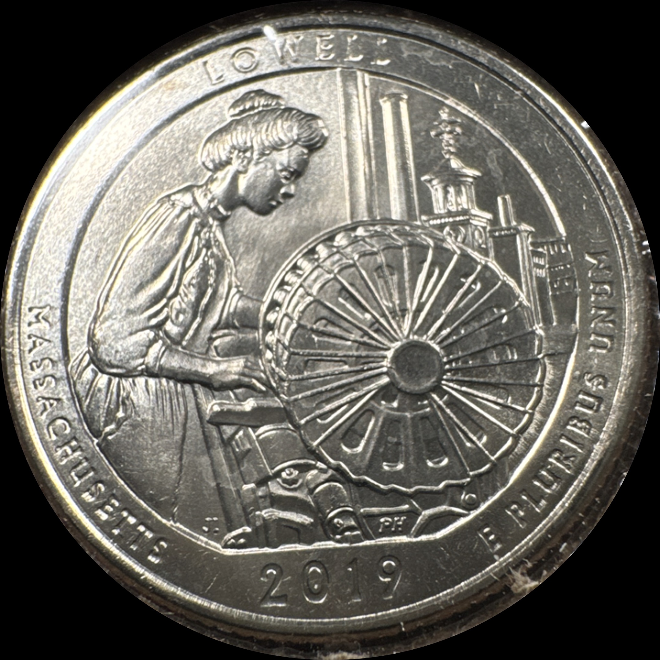 2019-P Washington Quarter Ungraded — back