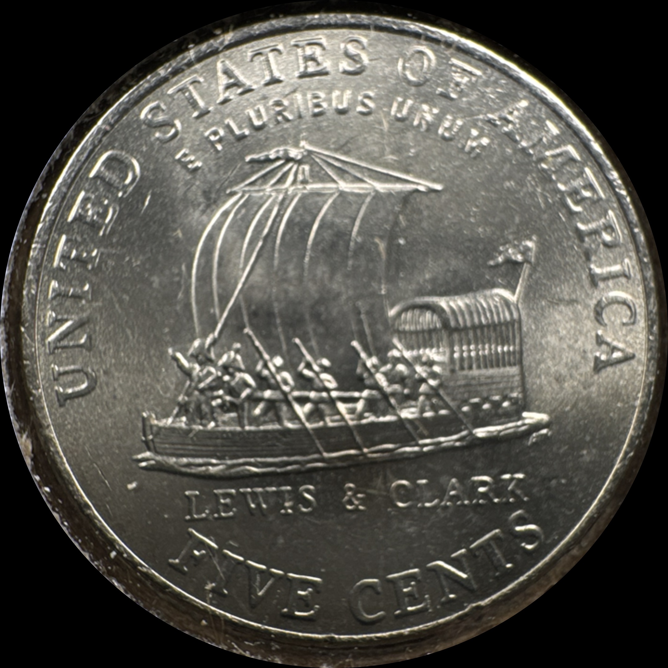2004-P Jefferson Nickel Ungraded — back