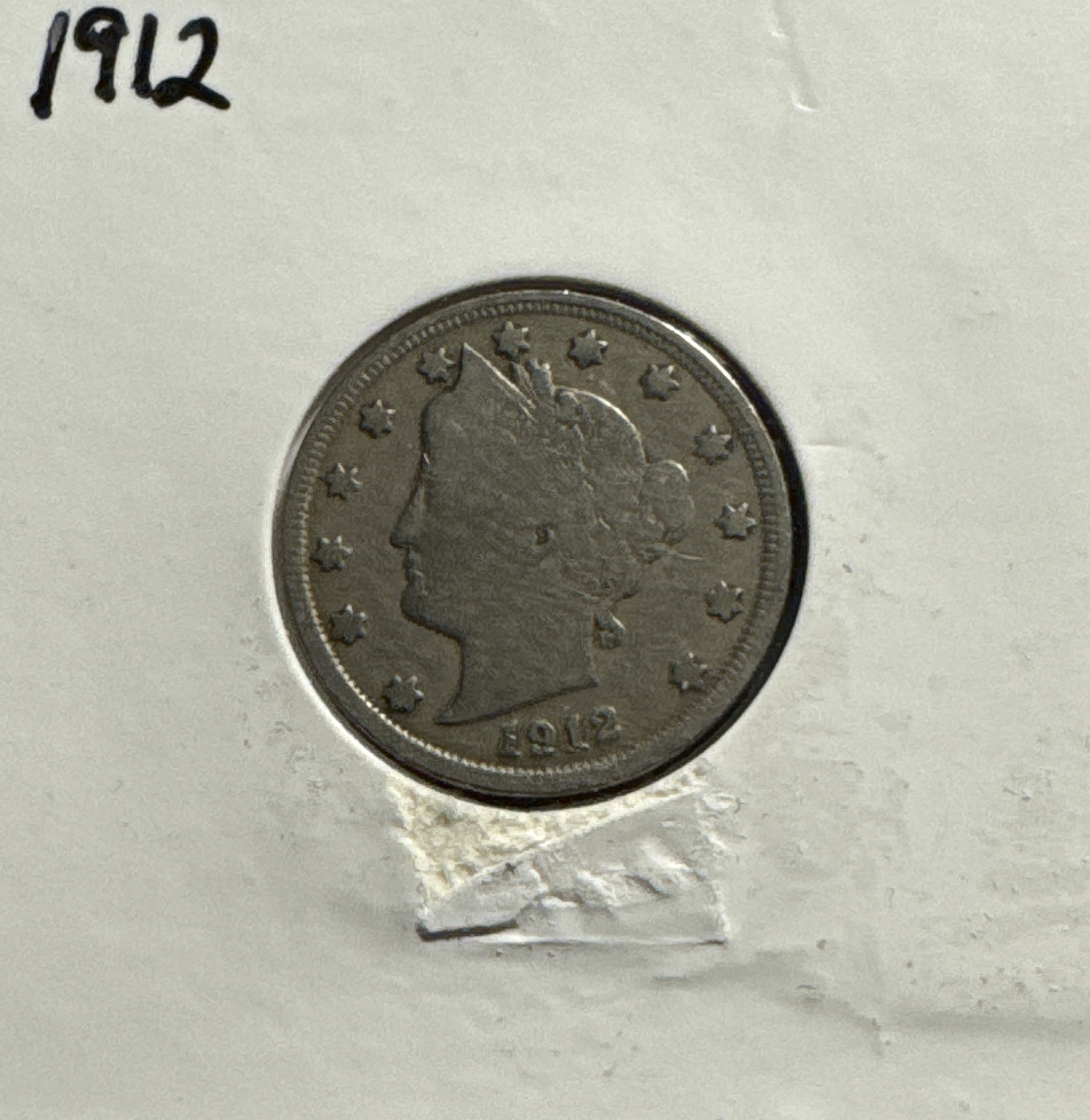 1912-P Liberty V Nickel Ungraded