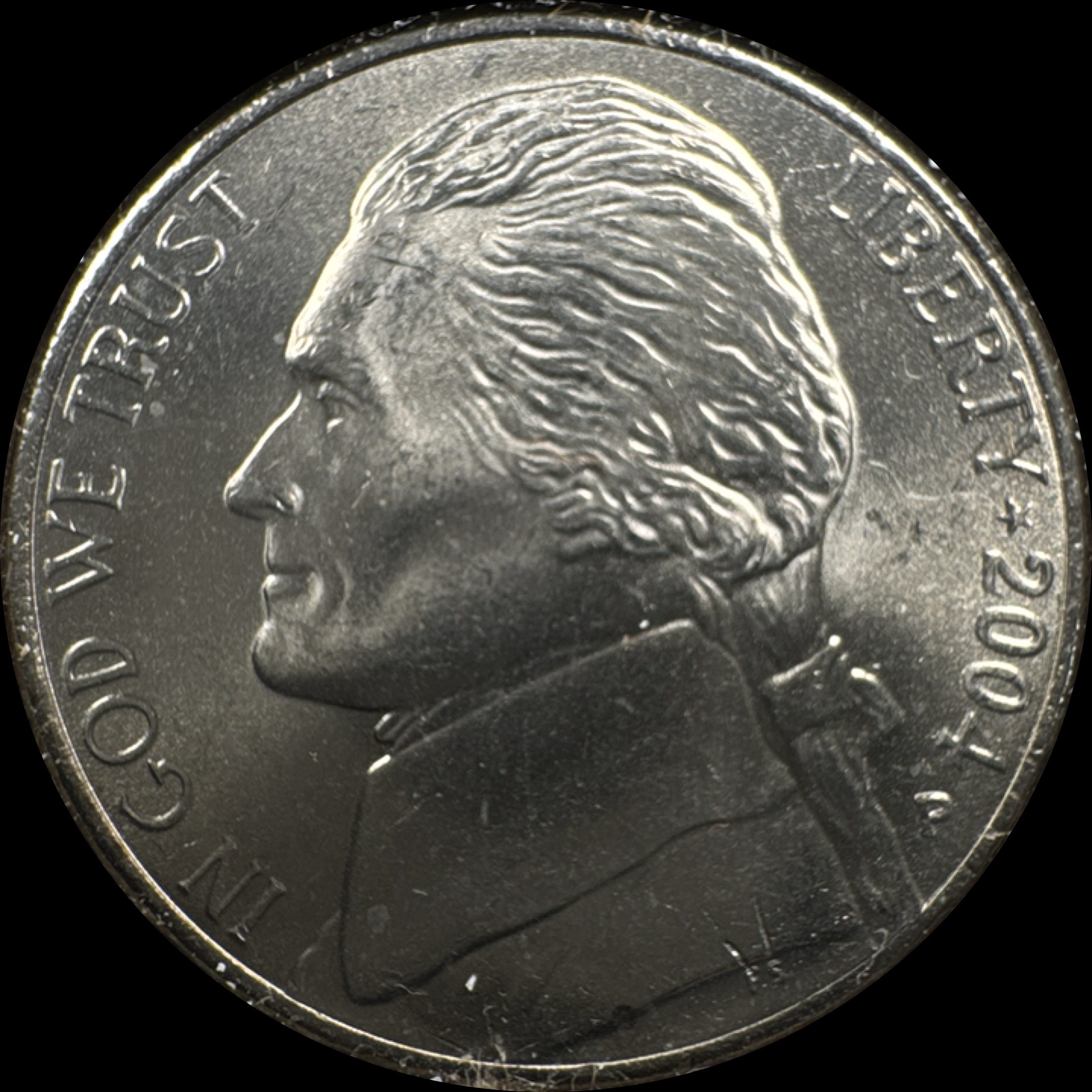 2004-P Jefferson Nickel Ungraded