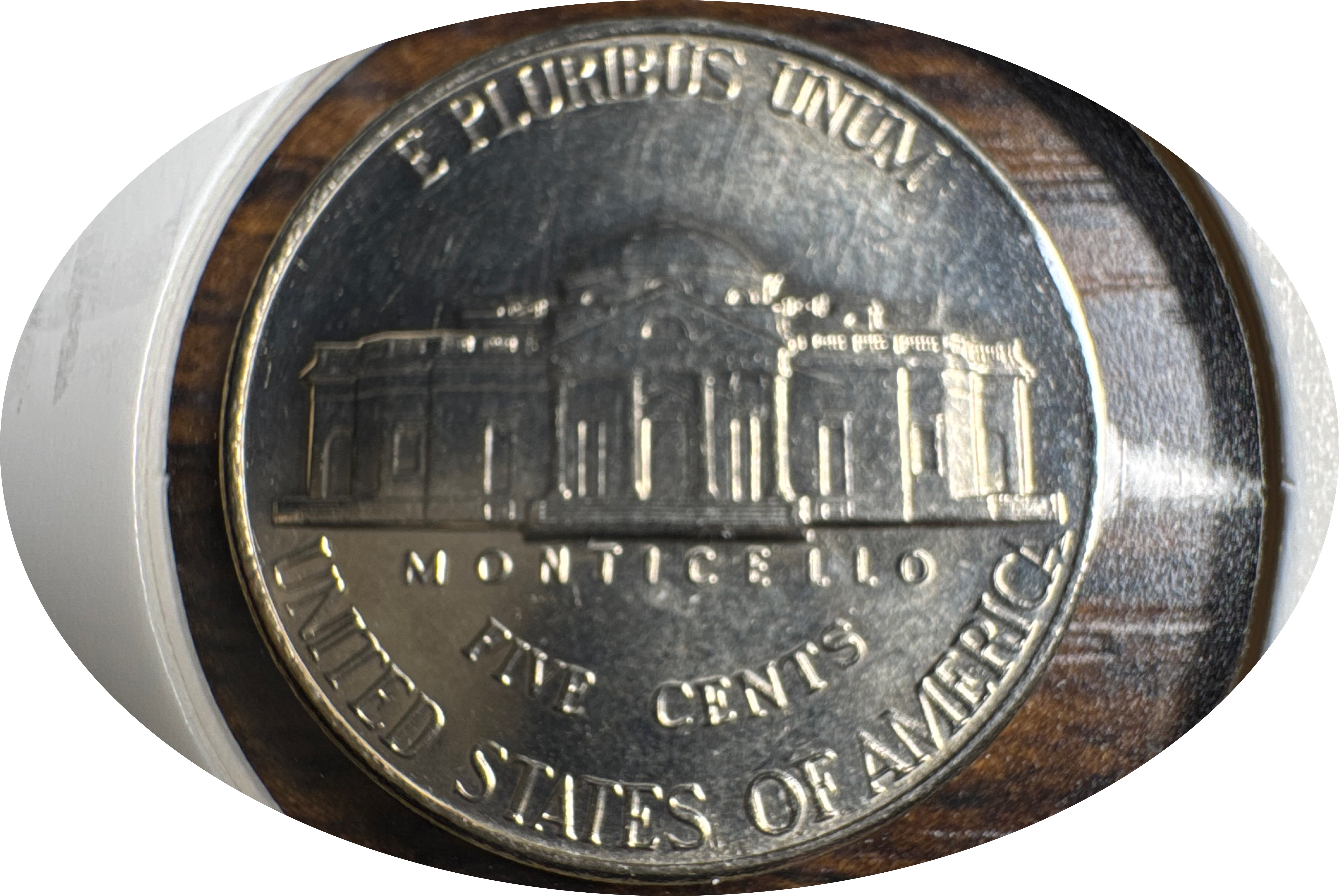 1989-P Jefferson Nickel Ungraded — back