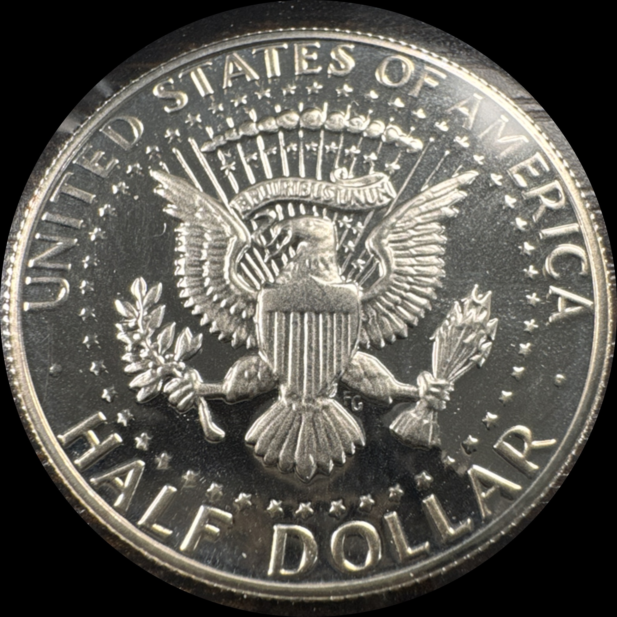 1983-S Kennedy Half Dollar Ungraded — back