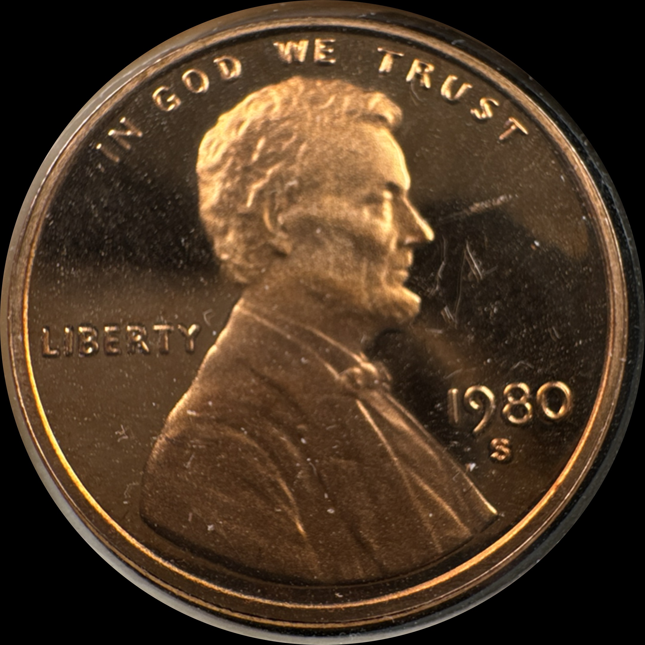 1980-S Lincoln Cent Ungraded
