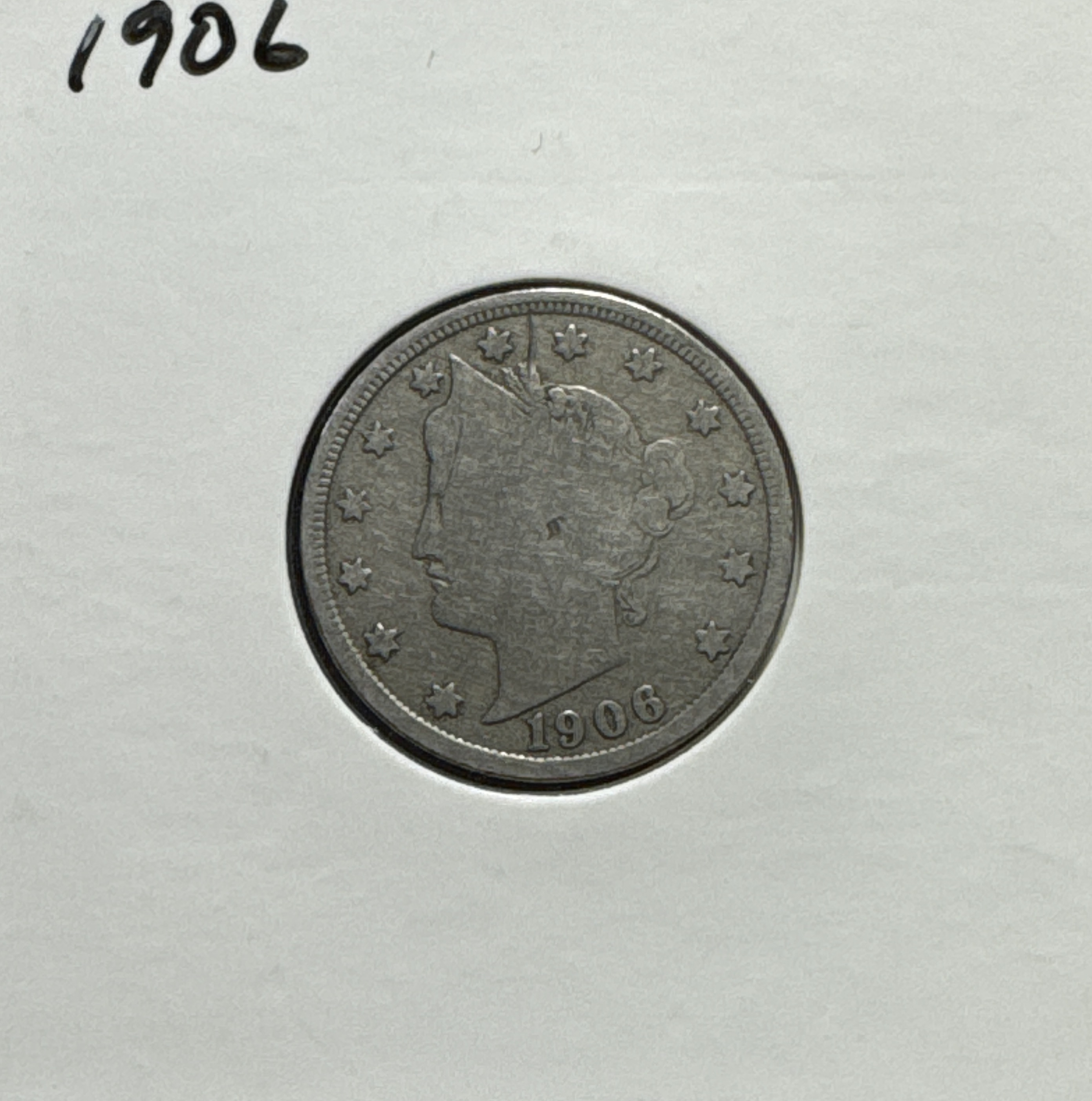 1906-P Liberty V Nickel Ungraded
