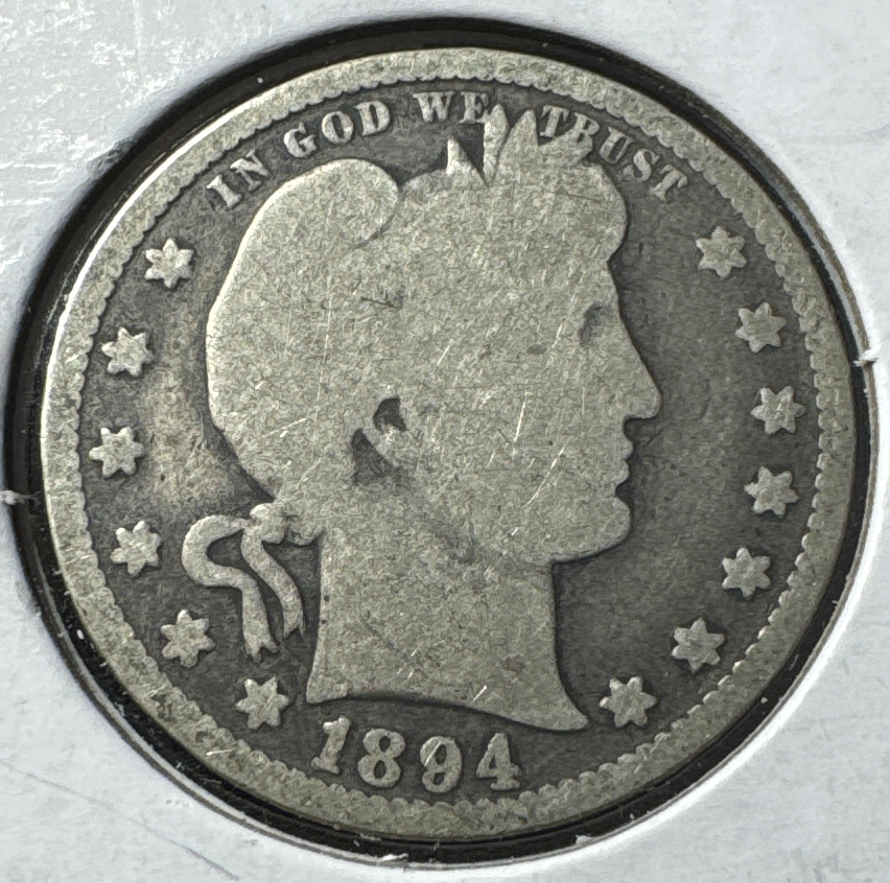 1894-P Barber Quarter Ungraded