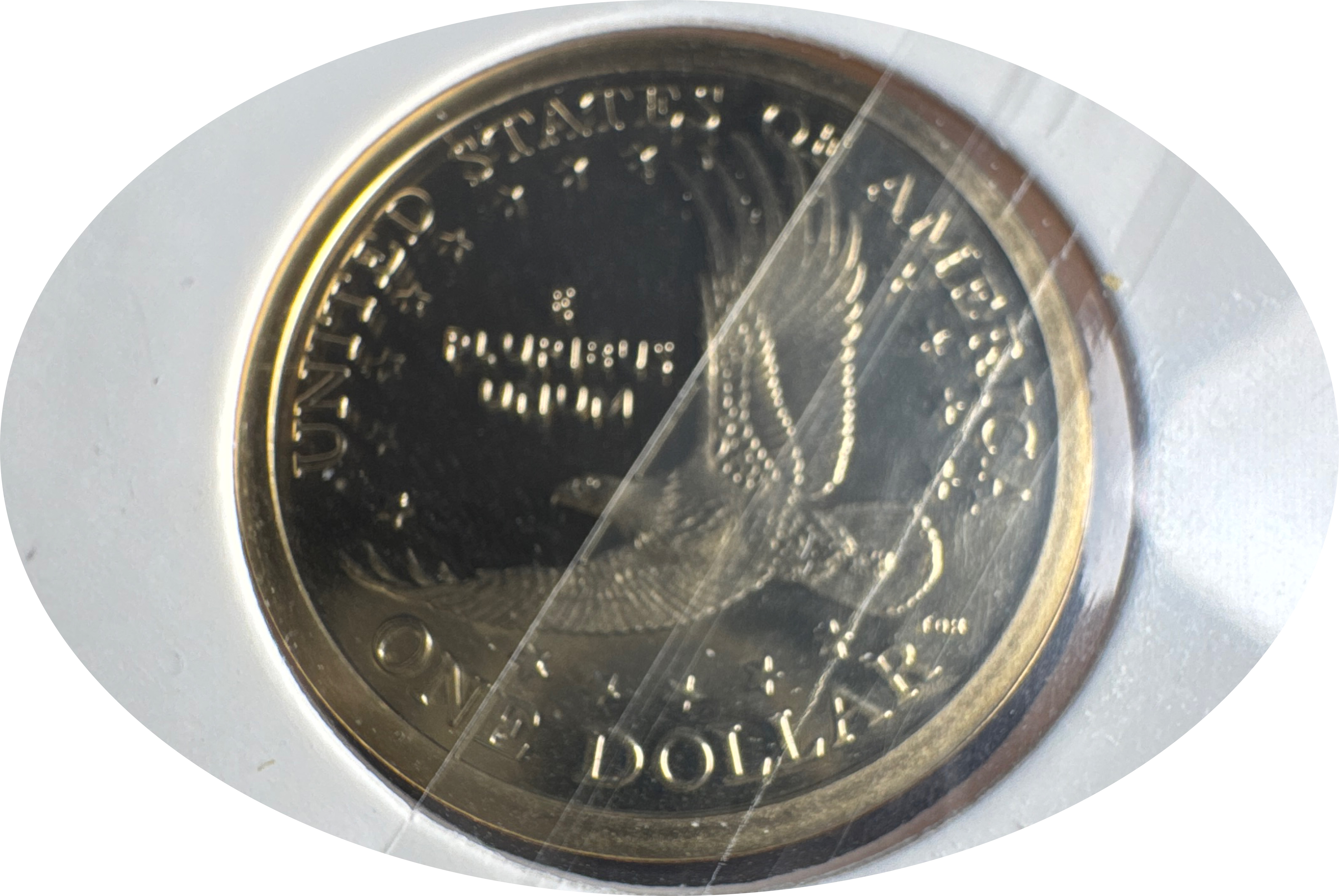 2002-S Sacagawea Dollar Ungraded — back