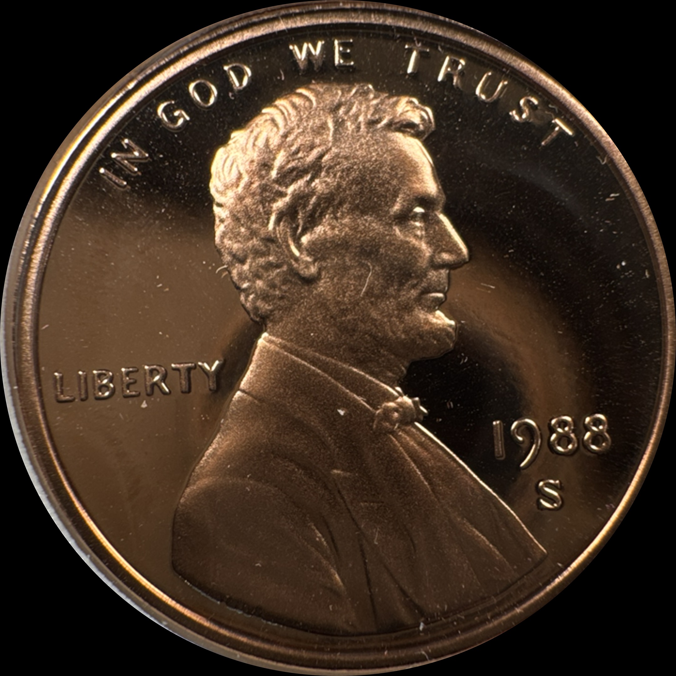 1988-S Lincoln Cent Ungraded