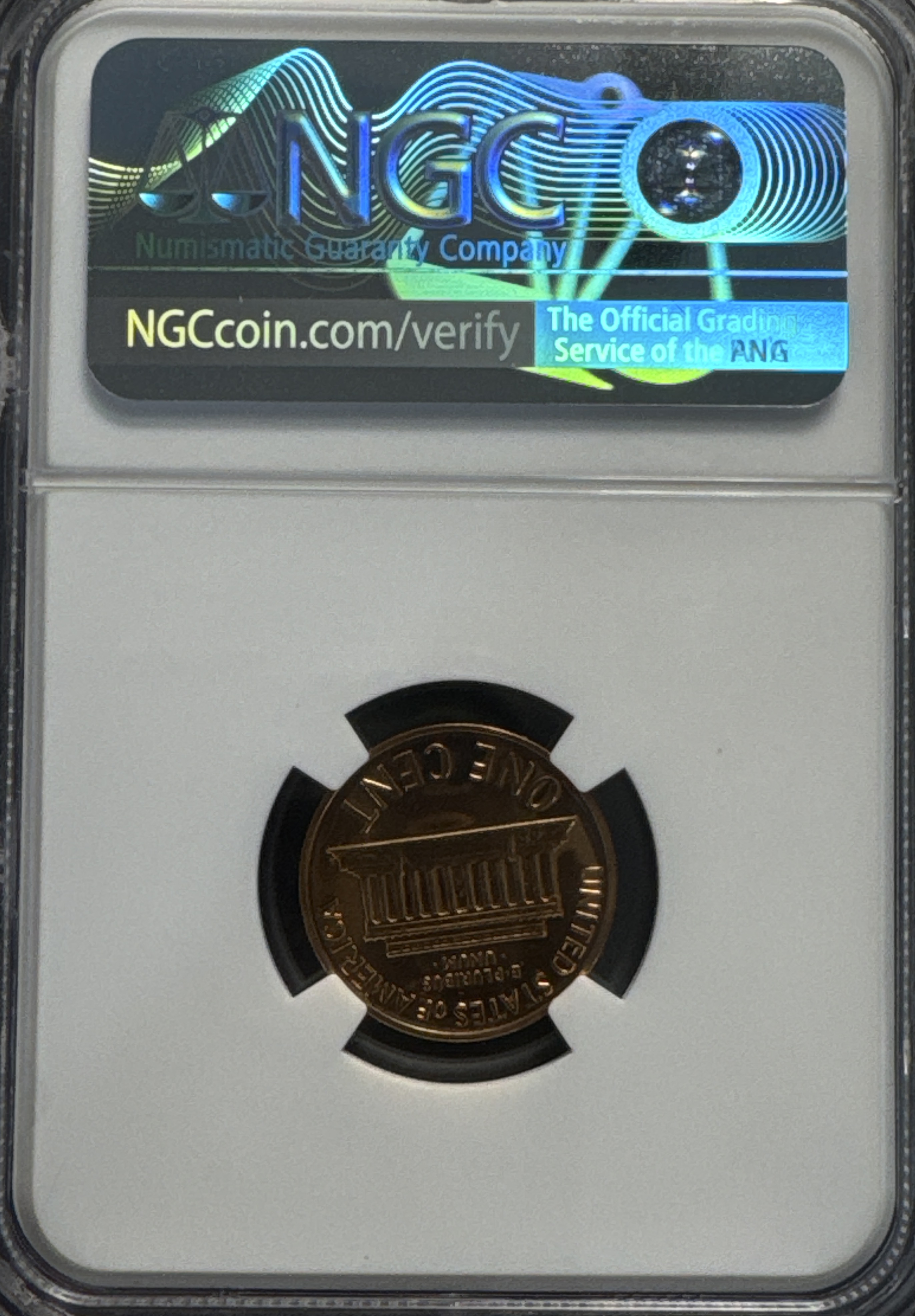 1961-P Lincoln Cent PF67 — back