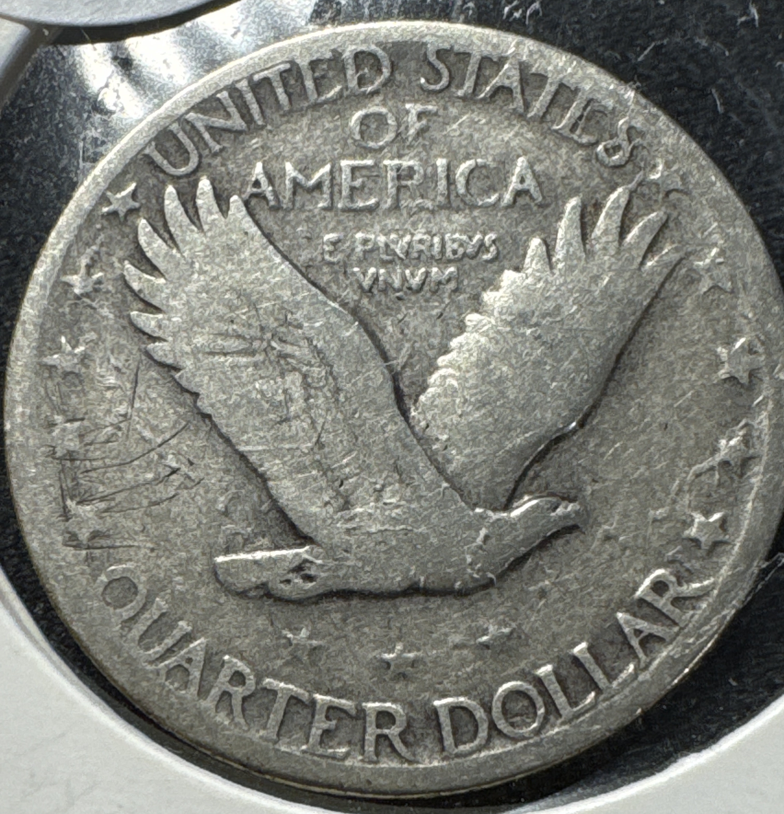 1929-P Standing Liberty Quarter Ungraded — back