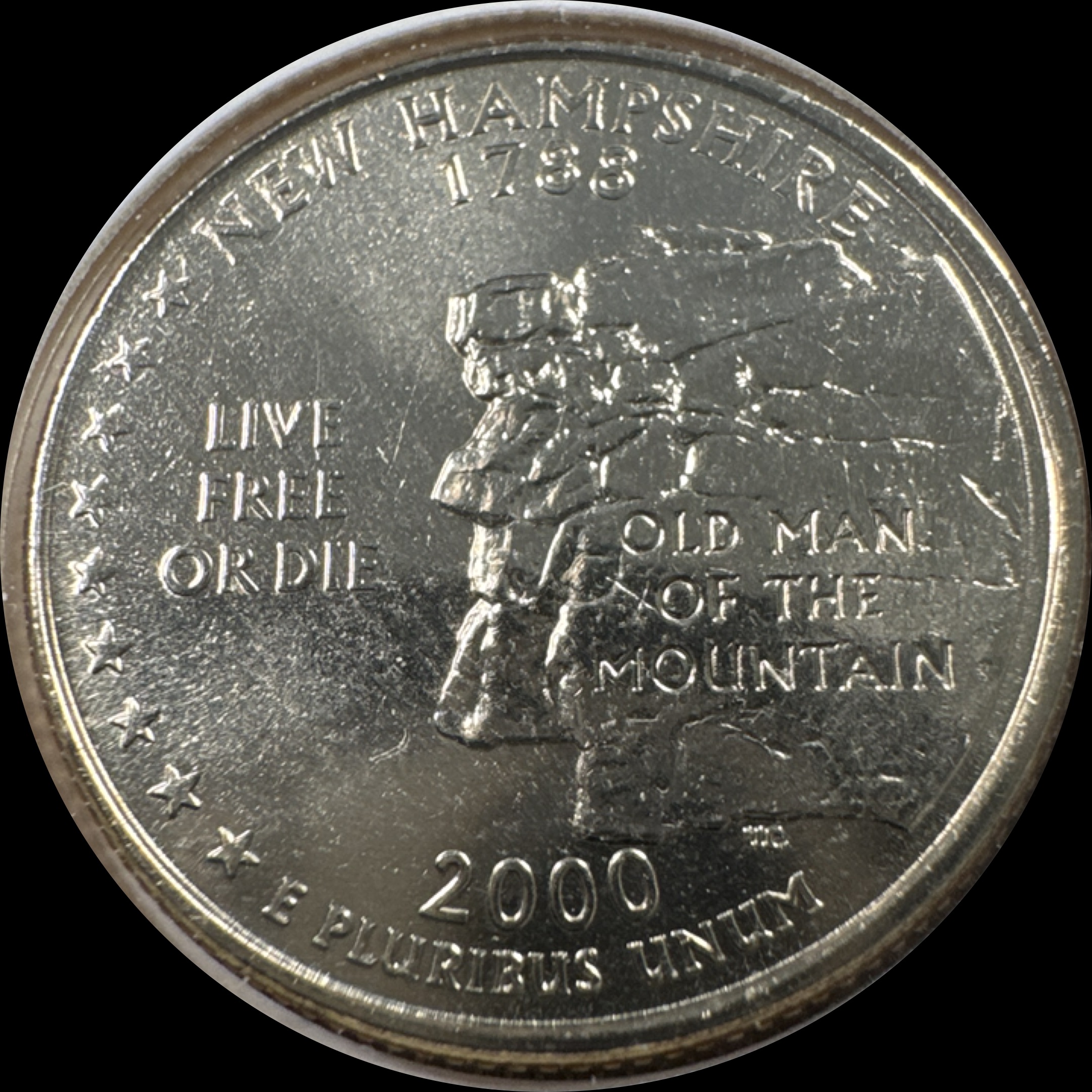 2000-P Washington Quarter Ungraded — back
