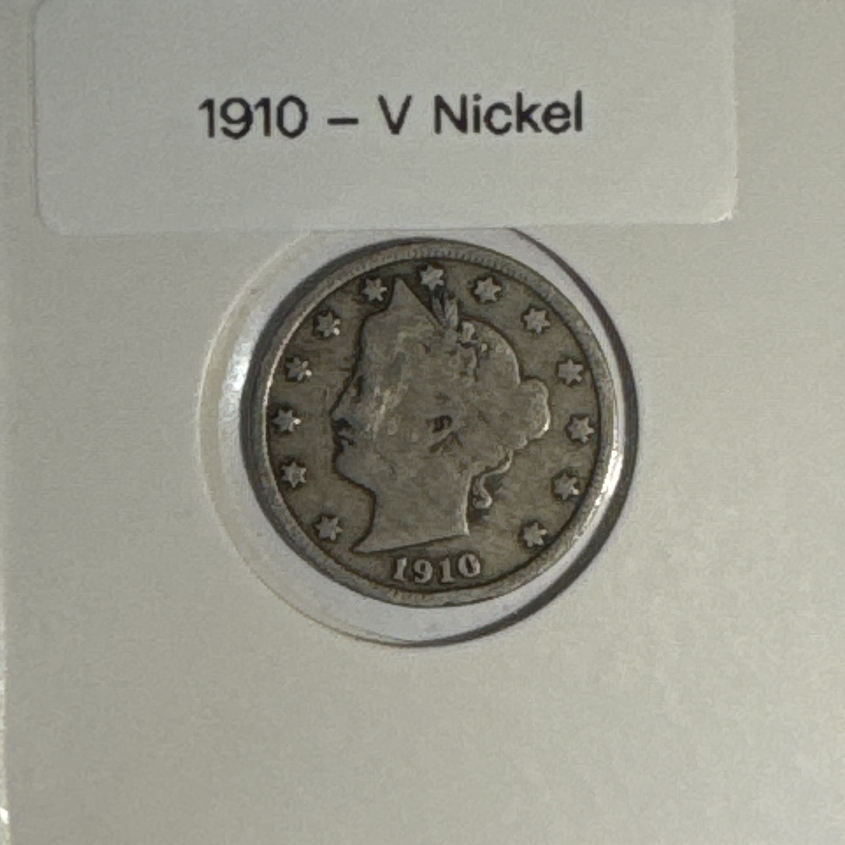1910-P Liberty V Nickel Ungraded