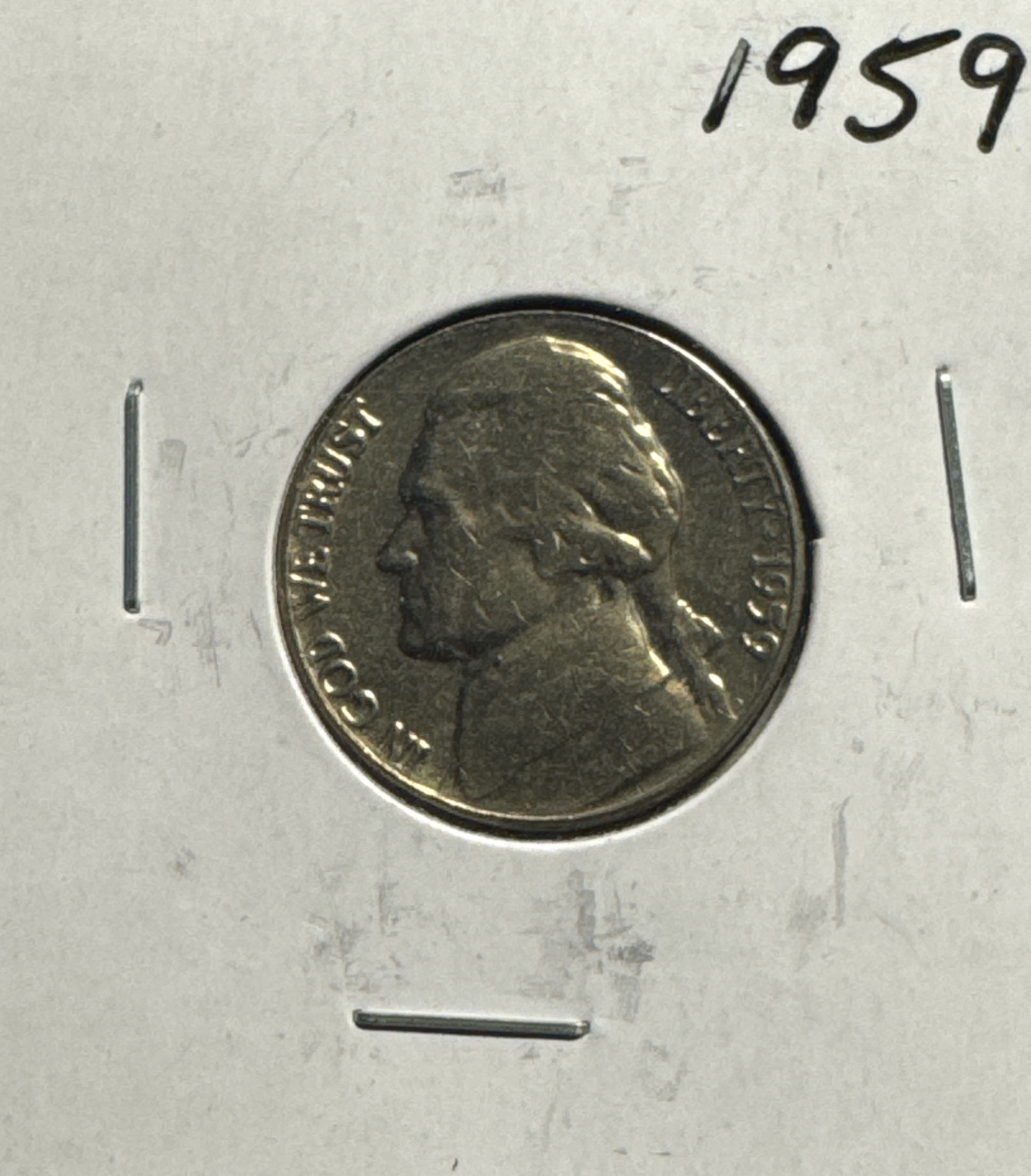 1959-P Jefferson Nickel Ungraded