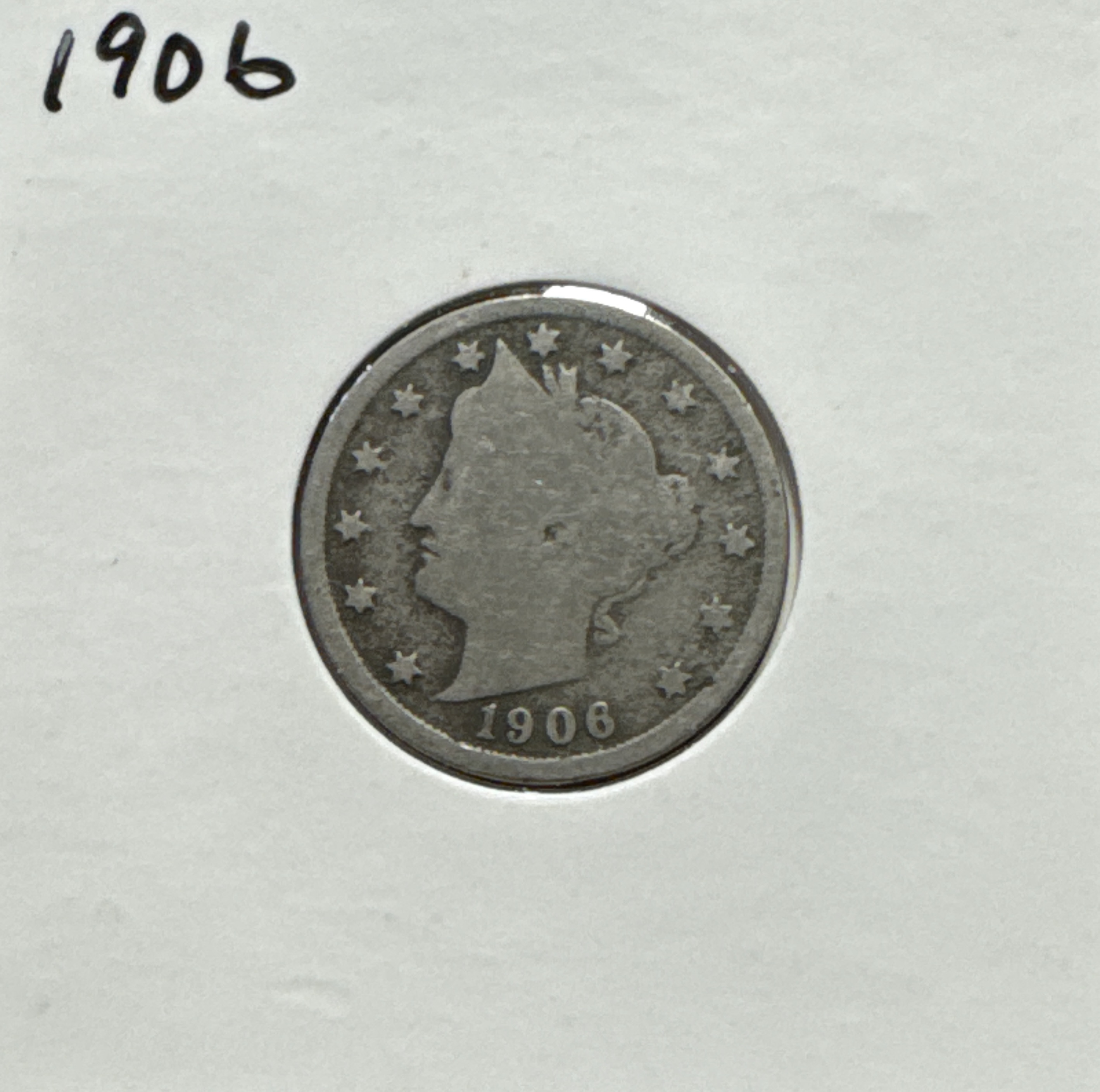 1906-P Liberty V Nickel Ungraded