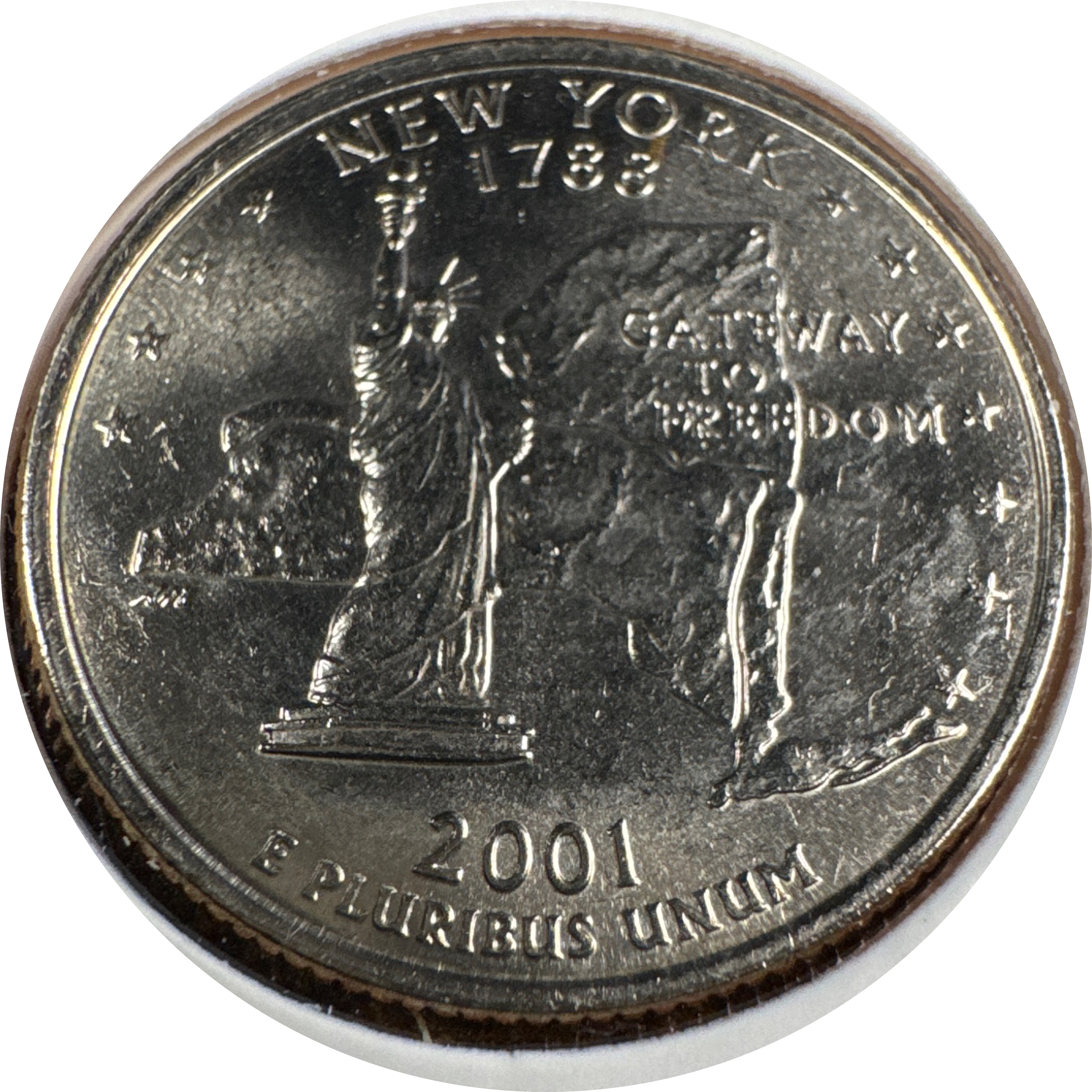 2001-D Washington Quarter Ungraded — back