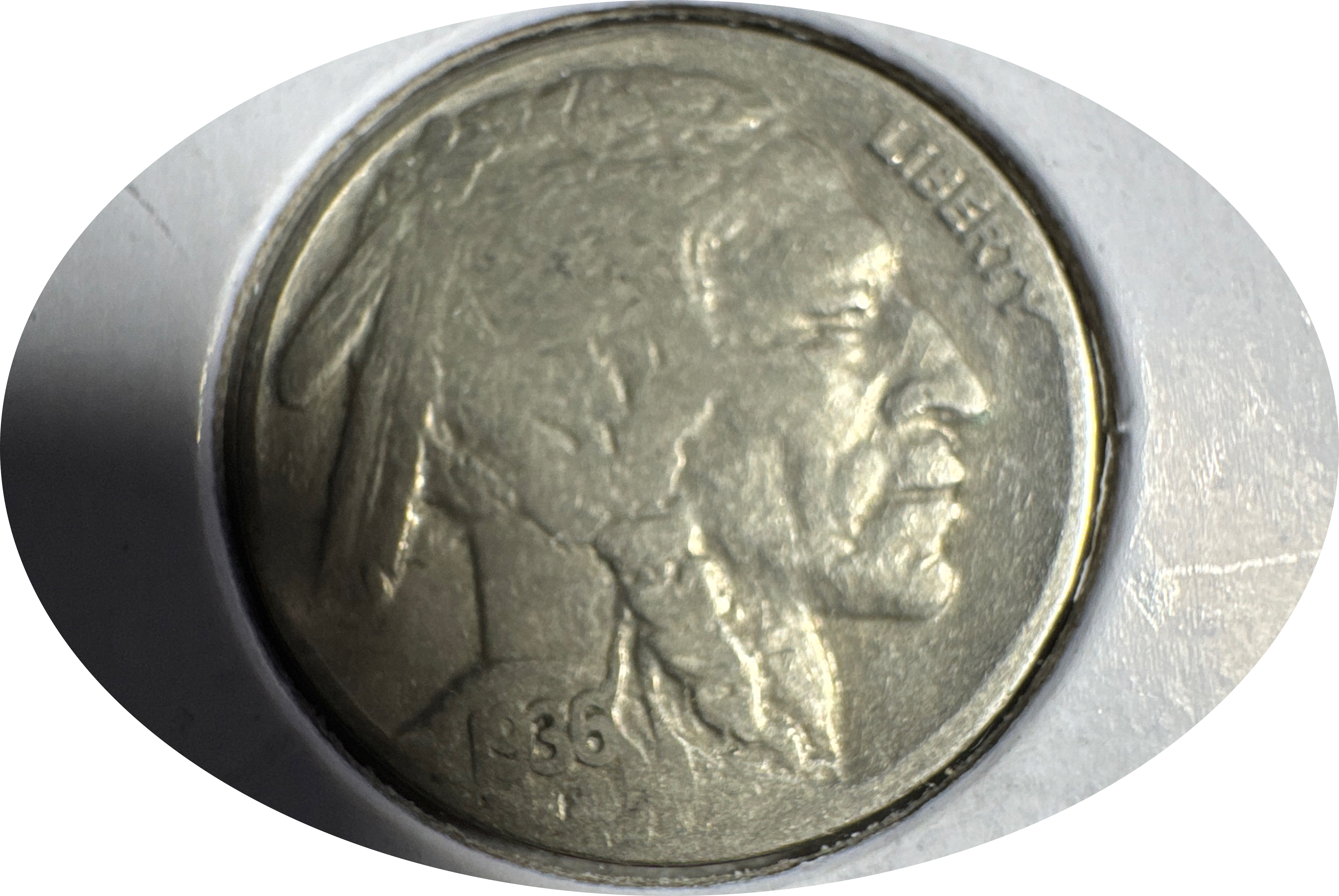 1936-P Buffalo Nickel Ungraded
