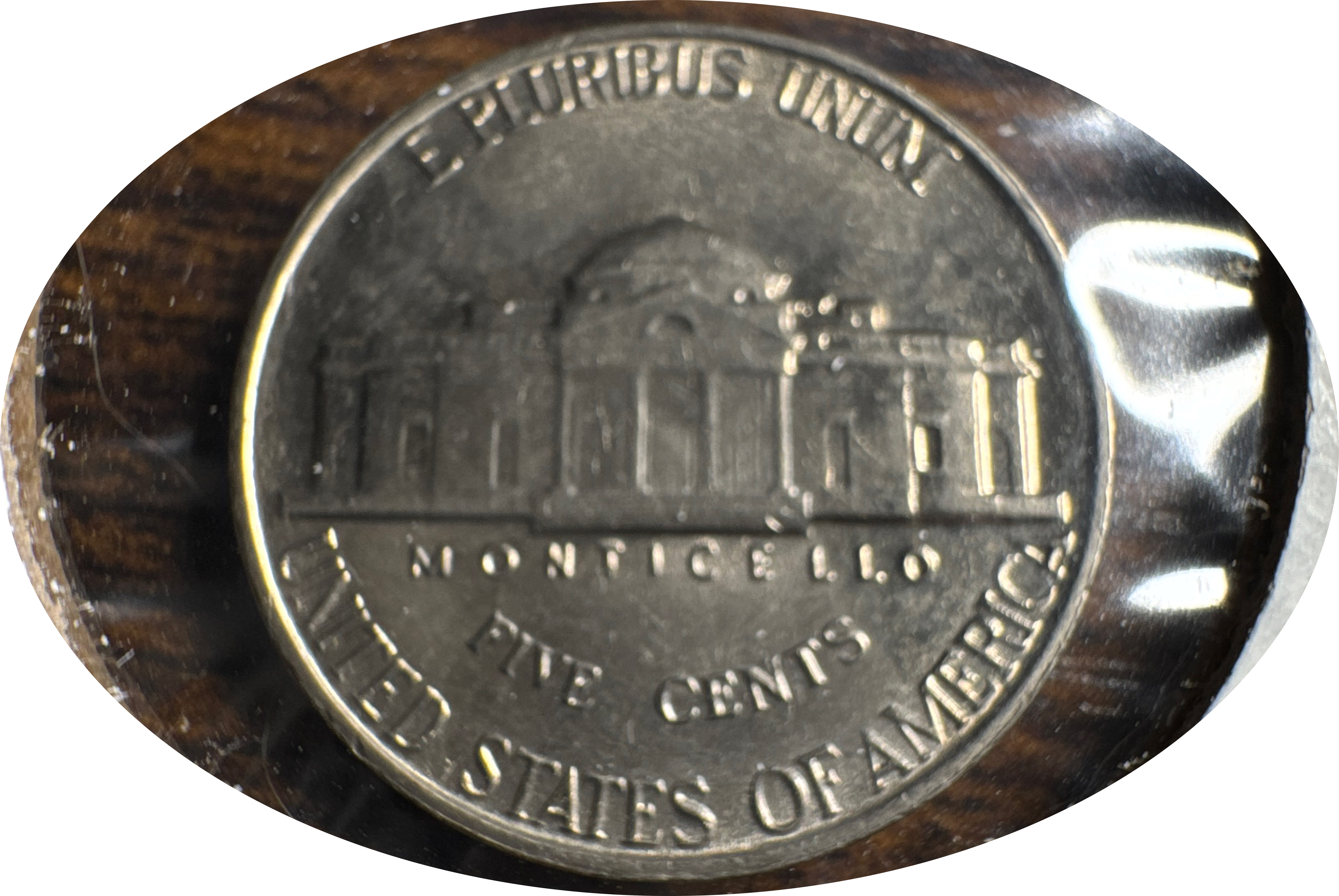 1964-P Jefferson Nickel Ungraded — back