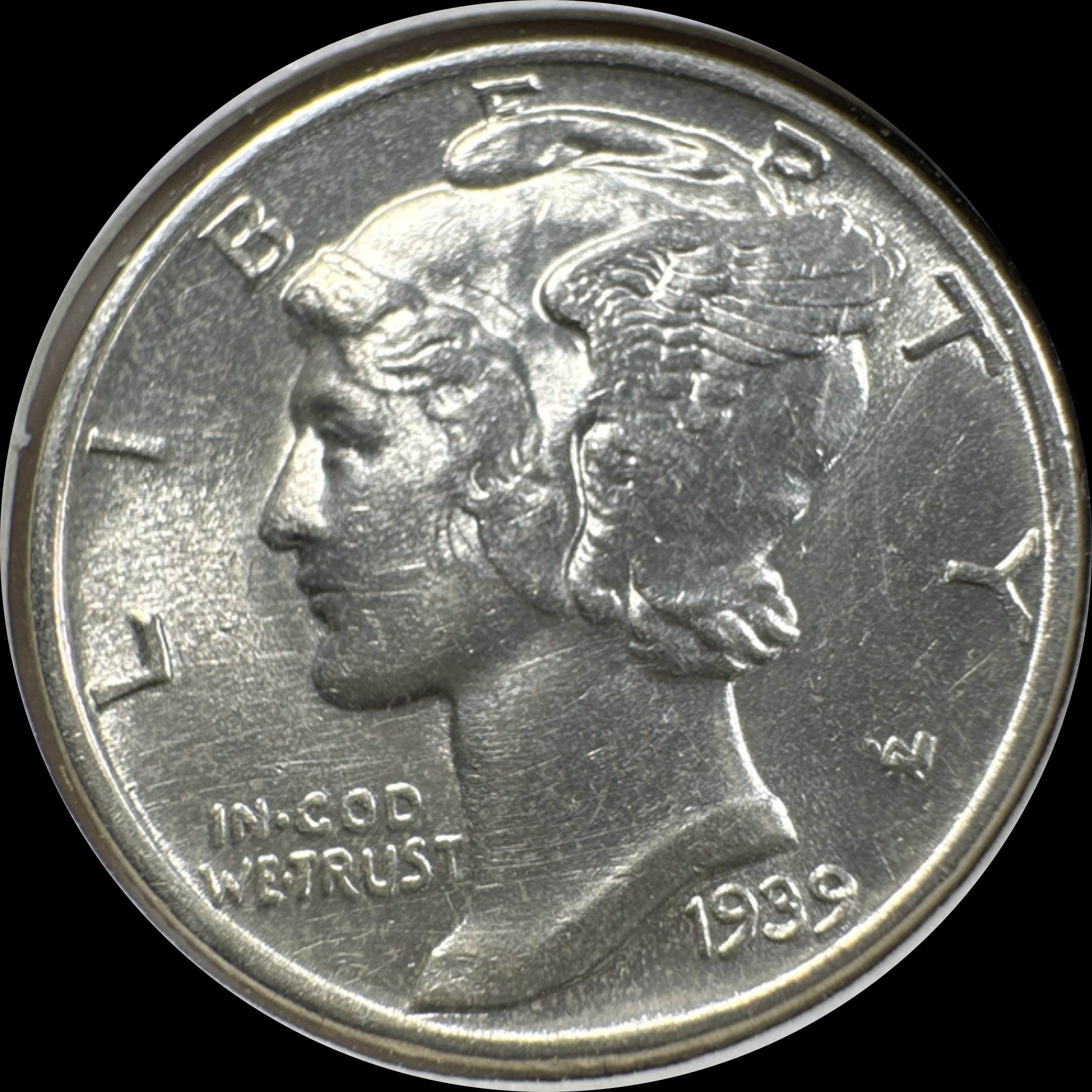 1939-P Mercury Dime Ungraded