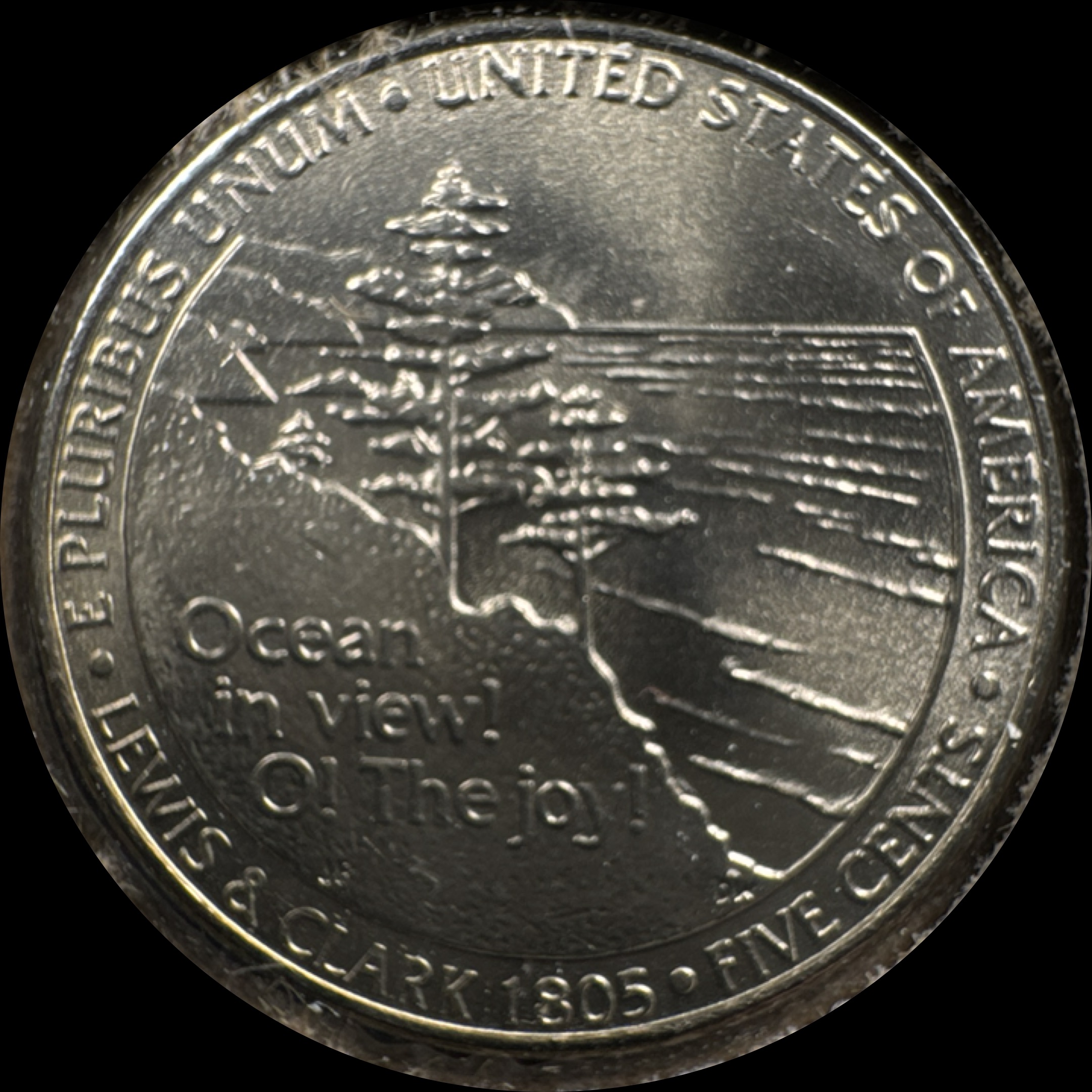 2005-D Jefferson Nickel Ungraded — back