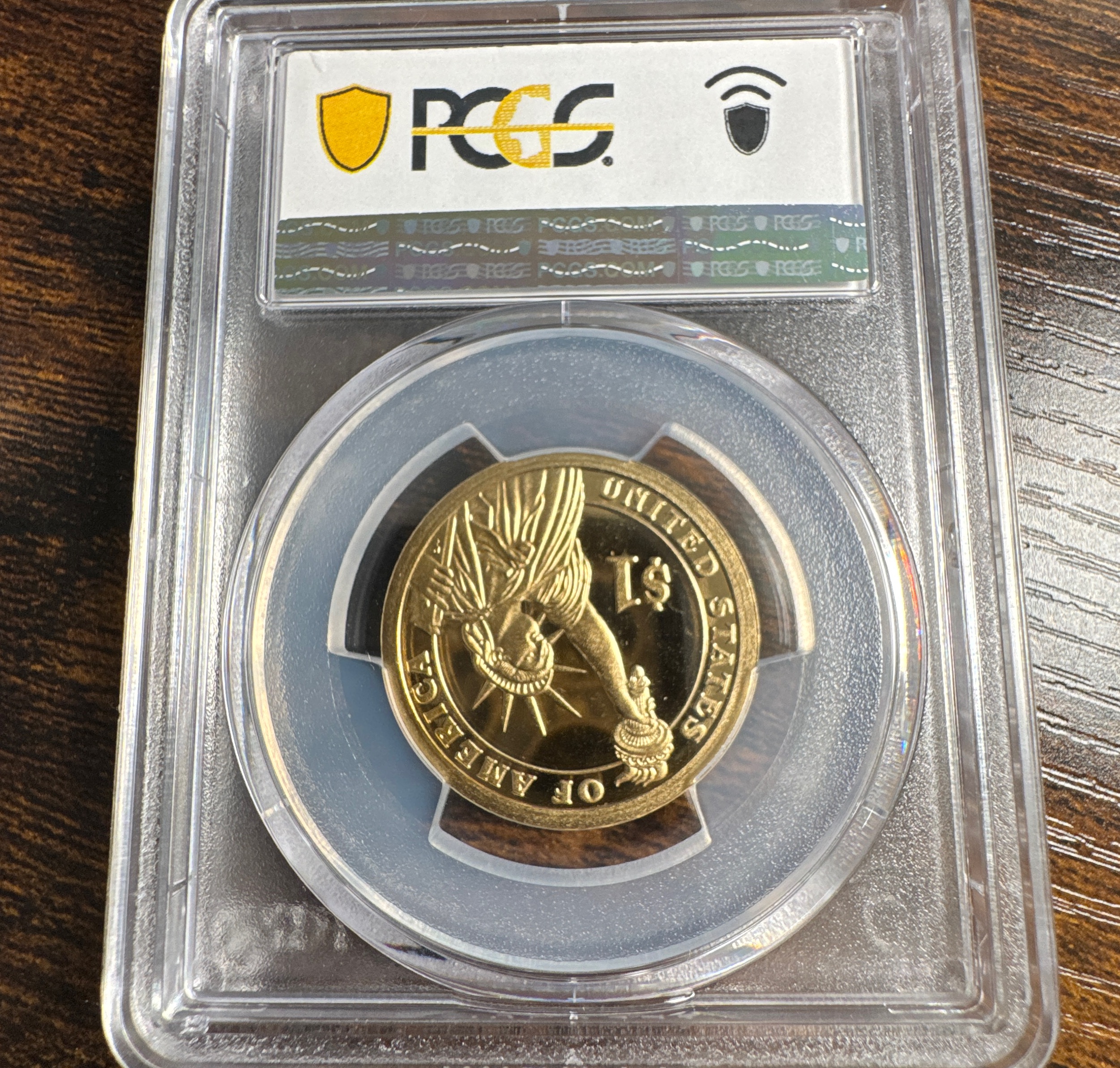 2009-S Presidential Dollar PR69 — back