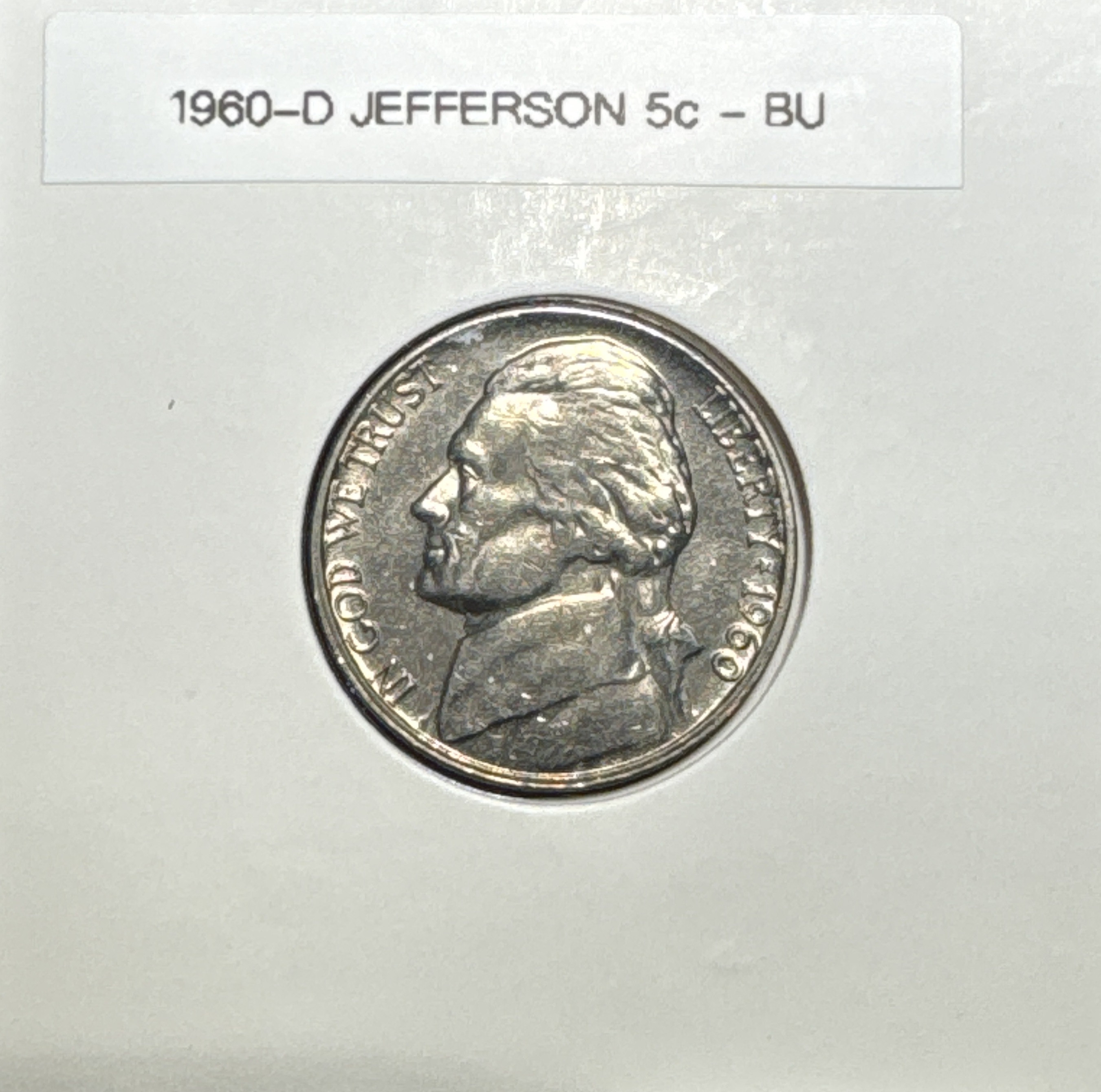1960-D Jefferson Nickel Ungraded