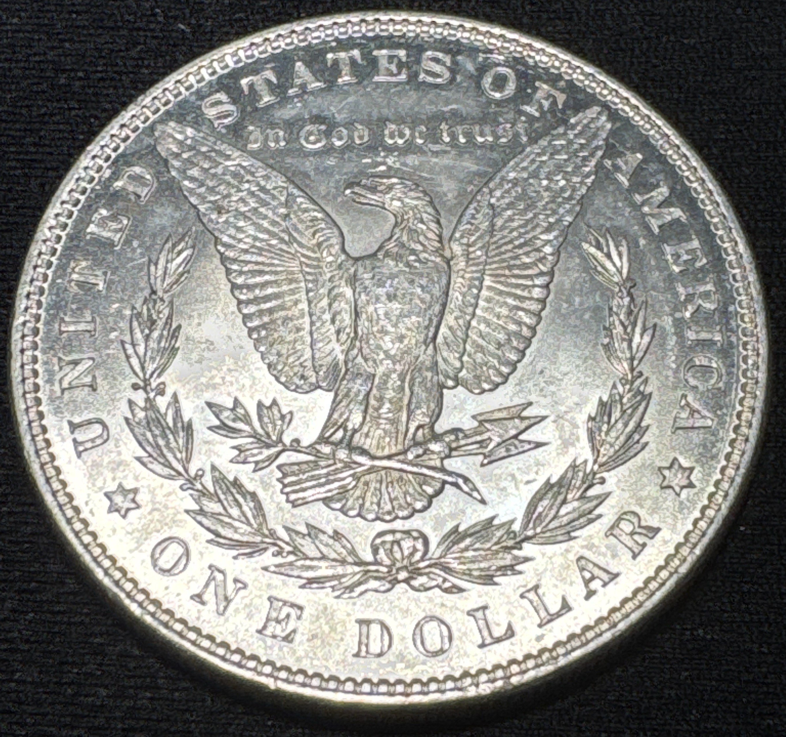 1885-P Morgan Dollar Ungraded — back