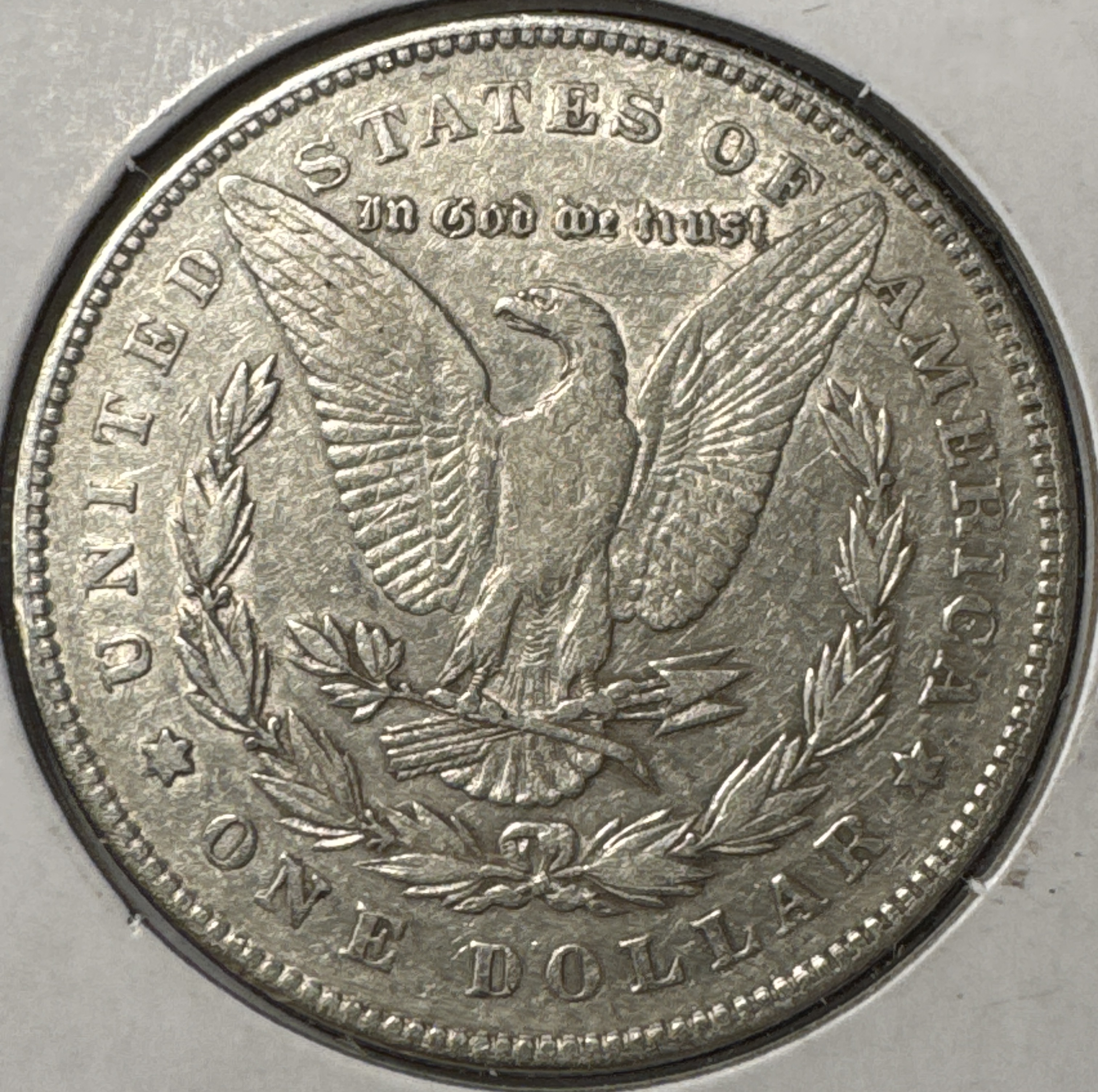 1878-P Morgan Dollar Ungraded — back