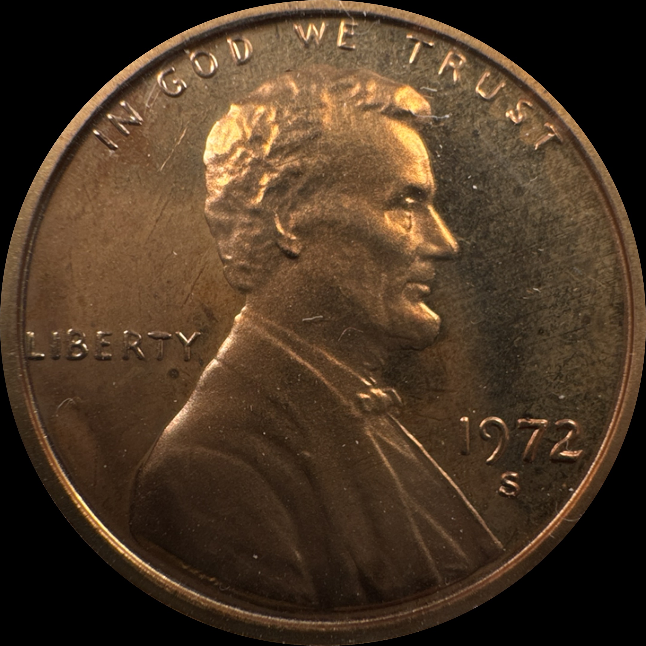 1972-S Lincoln Cent Ungraded