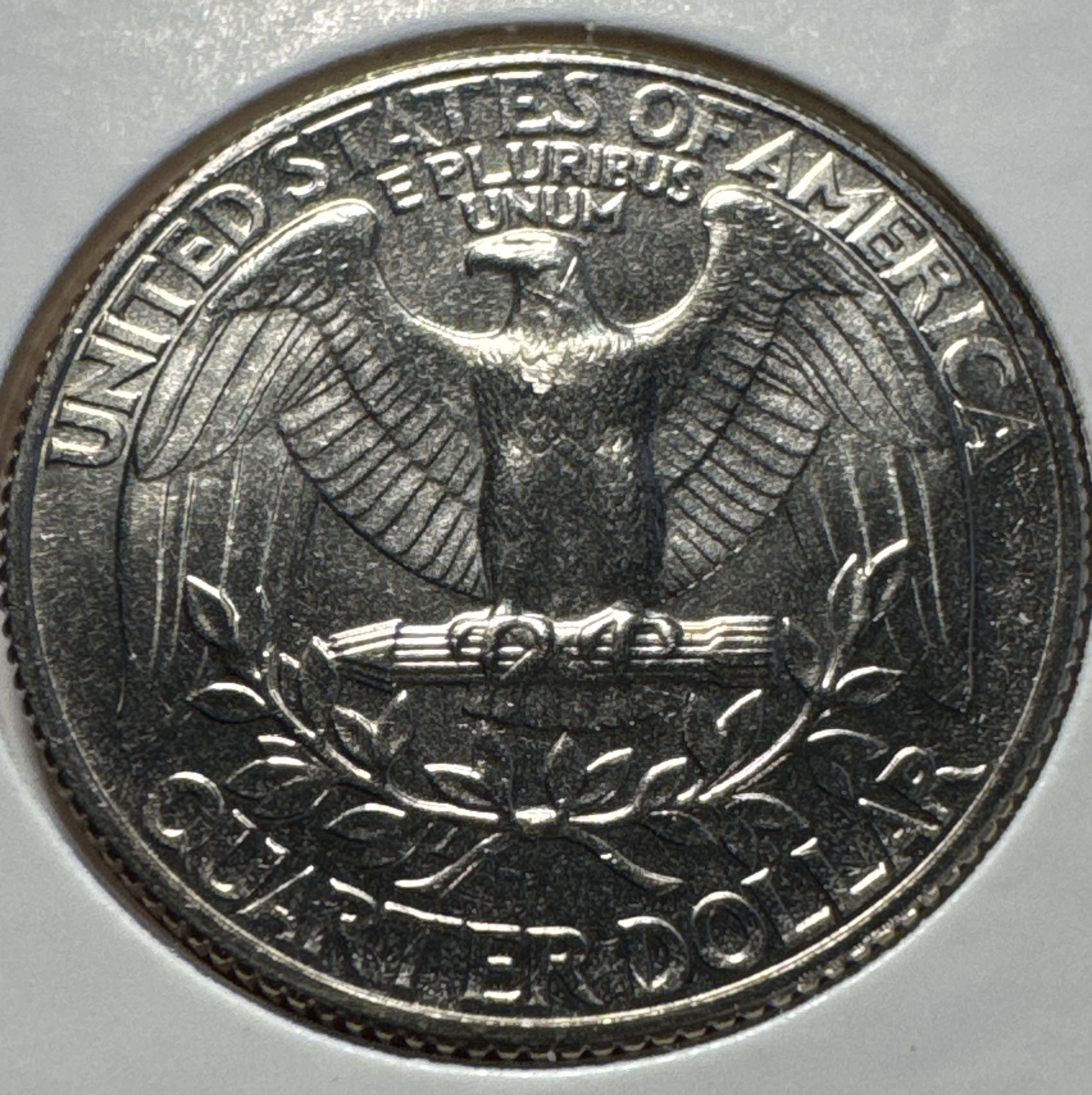 1987-P Washington Quarter Ungraded — back
