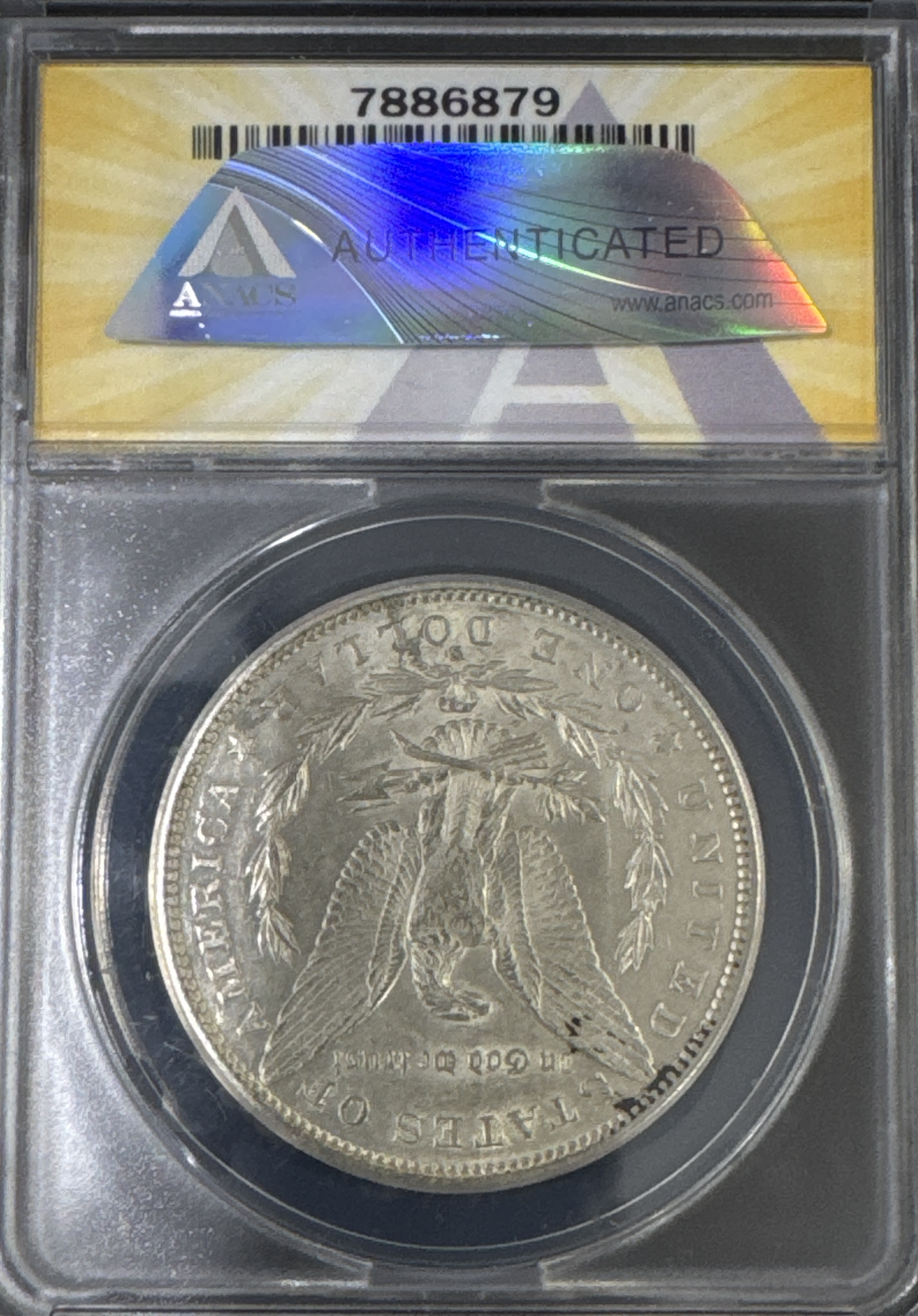 1891-S Morgan Dollar AU55 — back