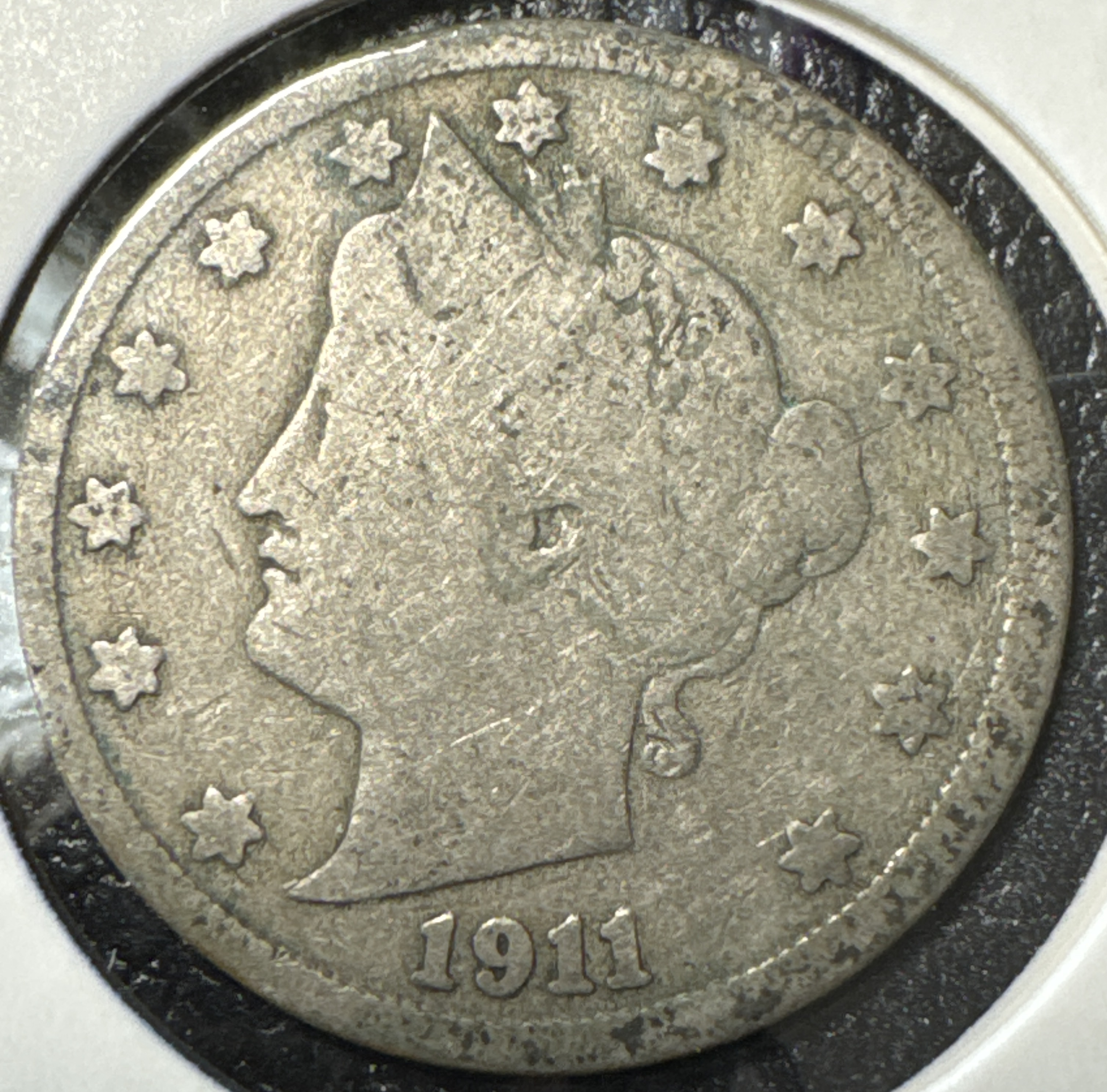 1911-P Liberty V Nickel Ungraded