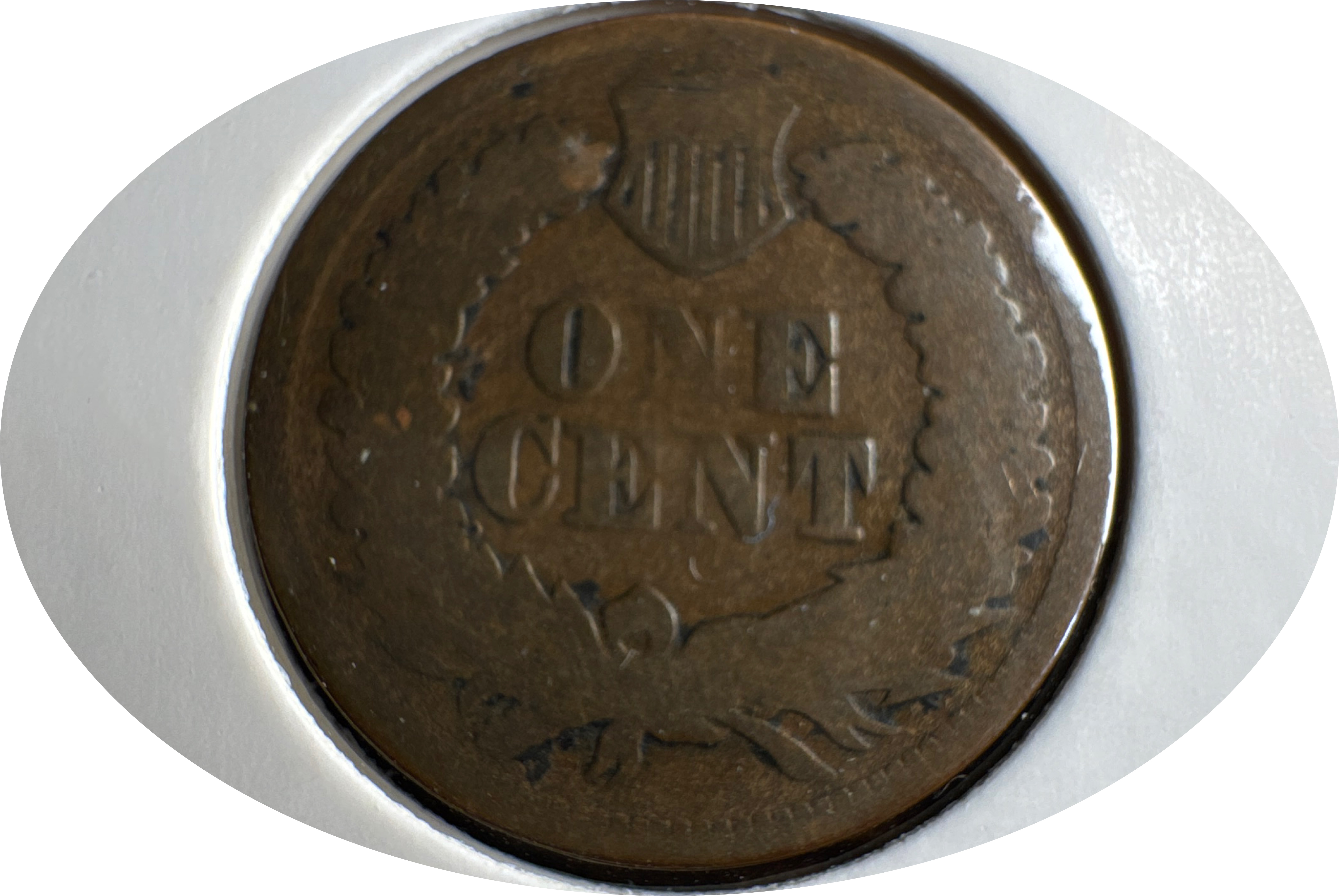 1869-P Indian Head Cent Ungraded — back