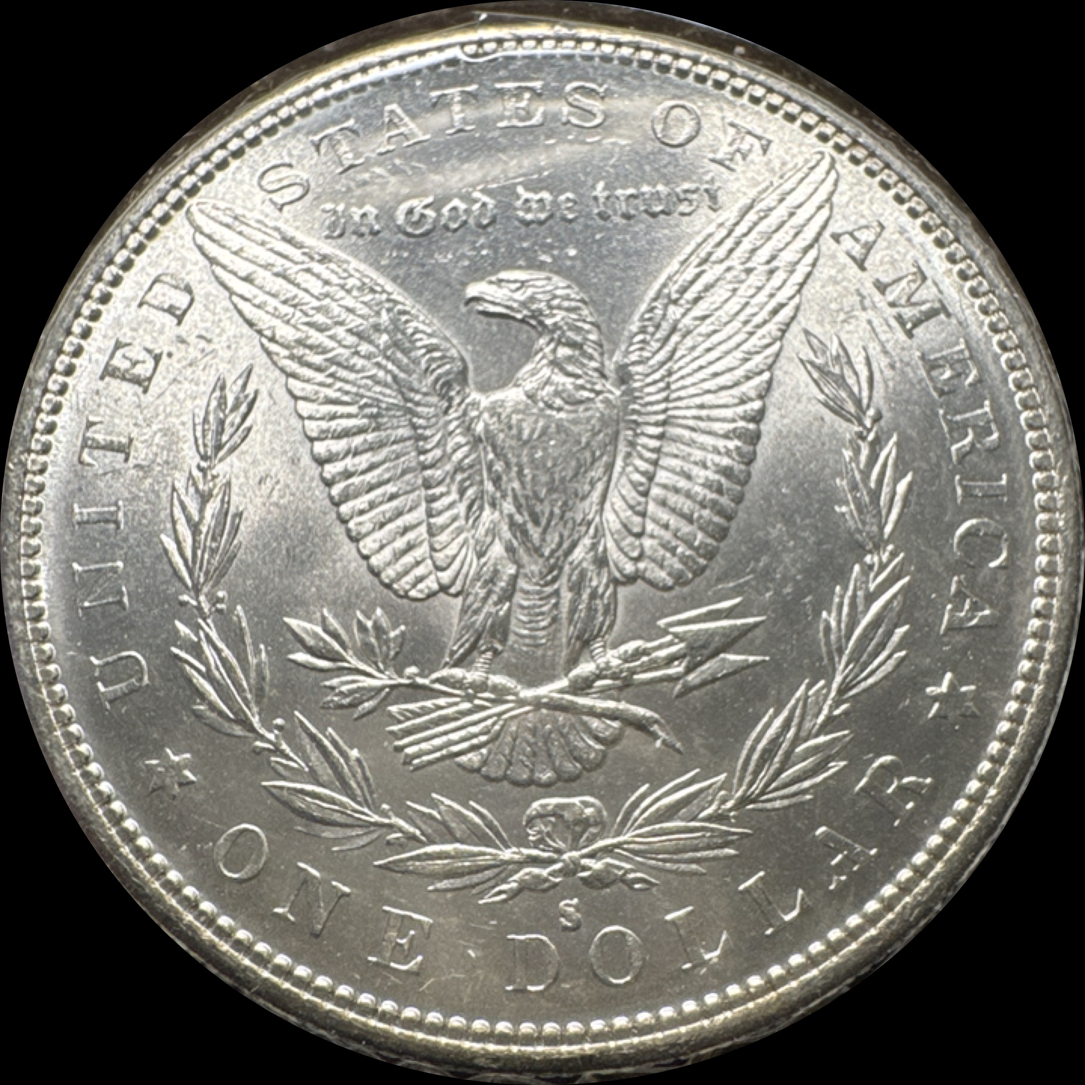 1882-S Morgan Dollar Ungraded — back