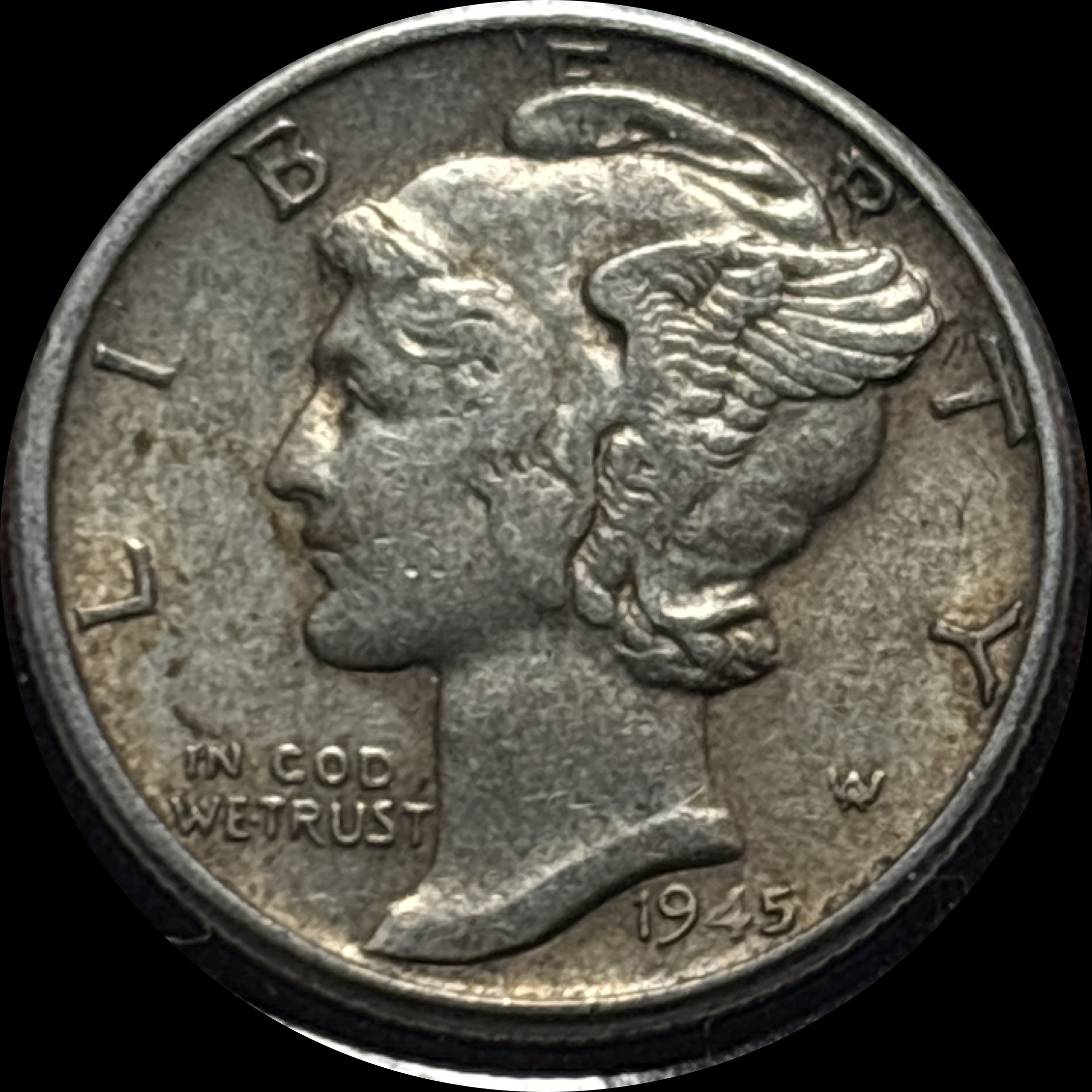 1945-P Mercury Dime Ungraded