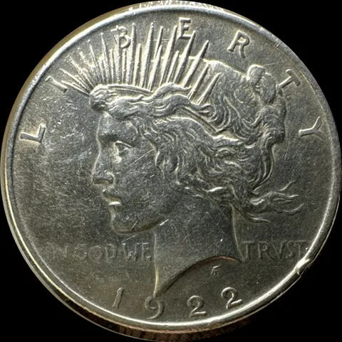 1922-P Peace Dollar UNGRADED