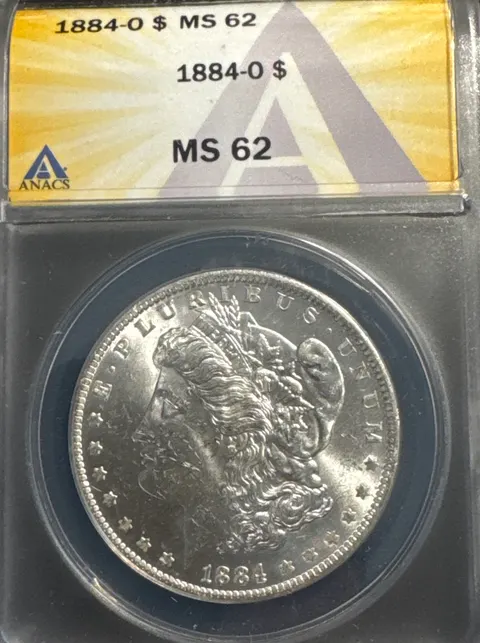 1884-O Morgan Dollar MS62