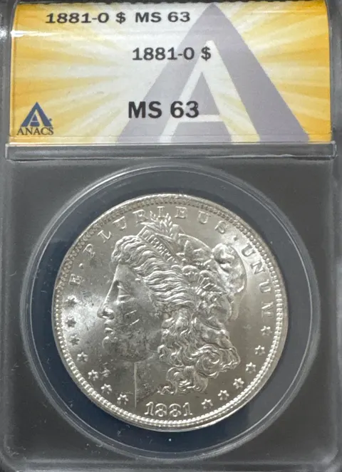 1881-O Morgan Dollar MS63