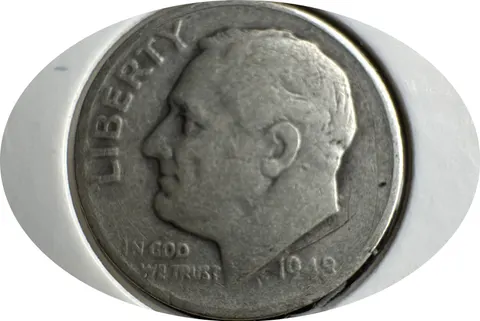 1949-D Roosevelt Dime Ungraded