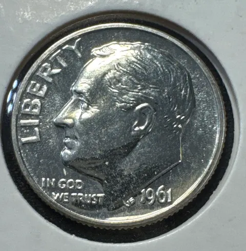 1961-P Roosevelt Dime Ungraded