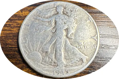1945-P Walking Liberty Half Dollar Ungraded