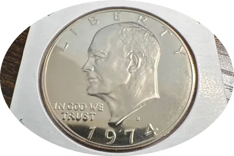 1974-S Eisenhower Dollar Ungraded