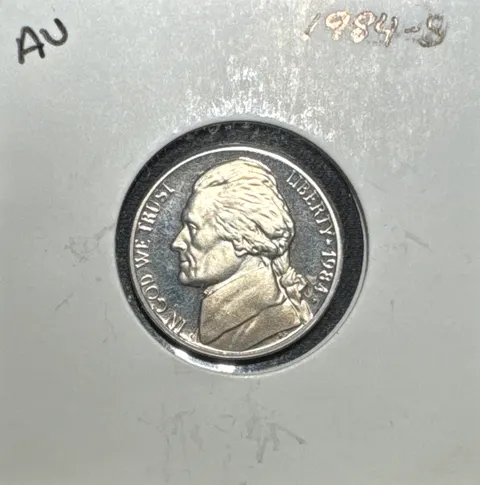 1984-S Jefferson Nickel Ungraded