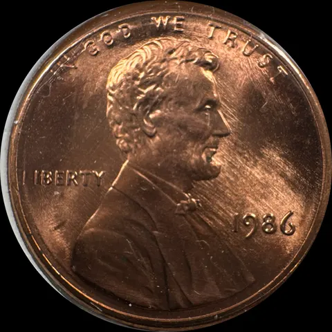 1986-P Lincoln Cent Ungraded