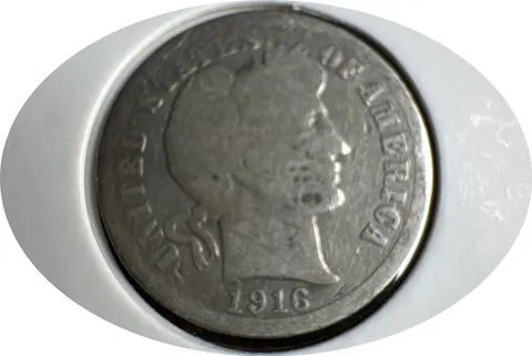 1916-P Barber Dime Ungraded