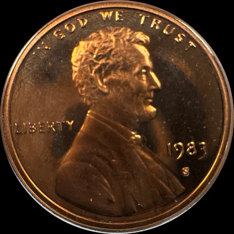 1983-S Lincoln Cent Ungraded