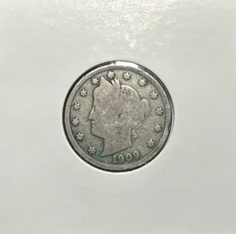 1909-P Liberty V Nickel Ungraded