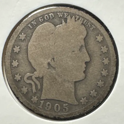 1905-O Barber Quarter Ungraded