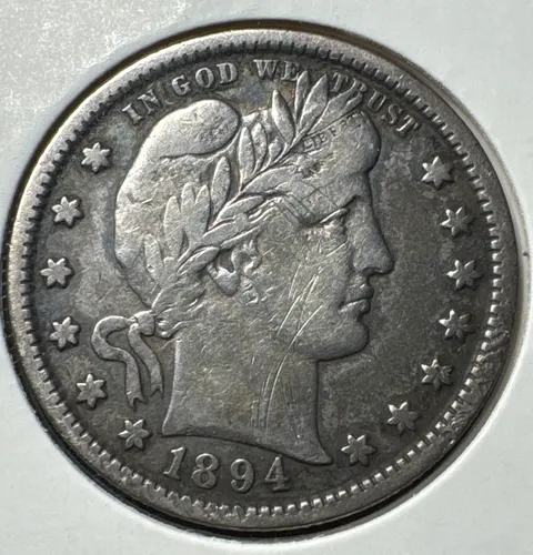 1894-P Barber Quarter Ungraded